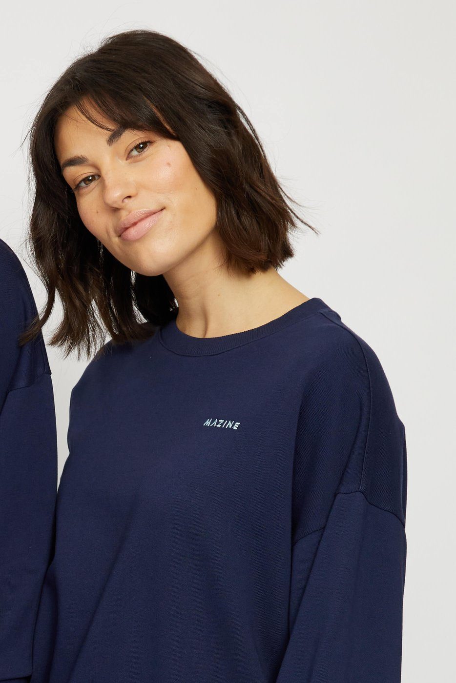 MAZINE Sweatshirt ROCKLAND SWEATER Blau Unisex Sweatshirt