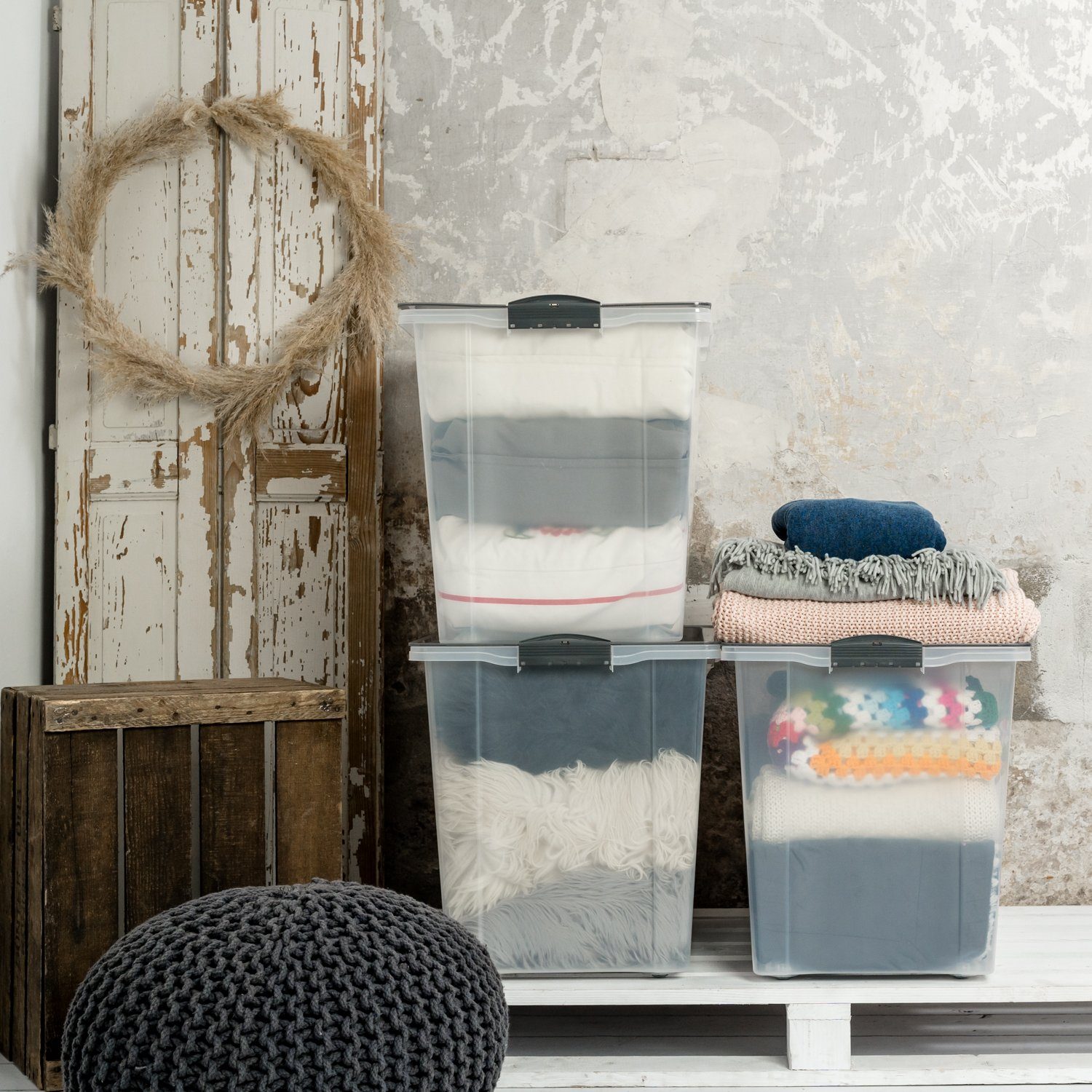 ROTHO Aufbewahrungsbox Compact Aufbewahrungsbox 70l mit günstig online kaufen