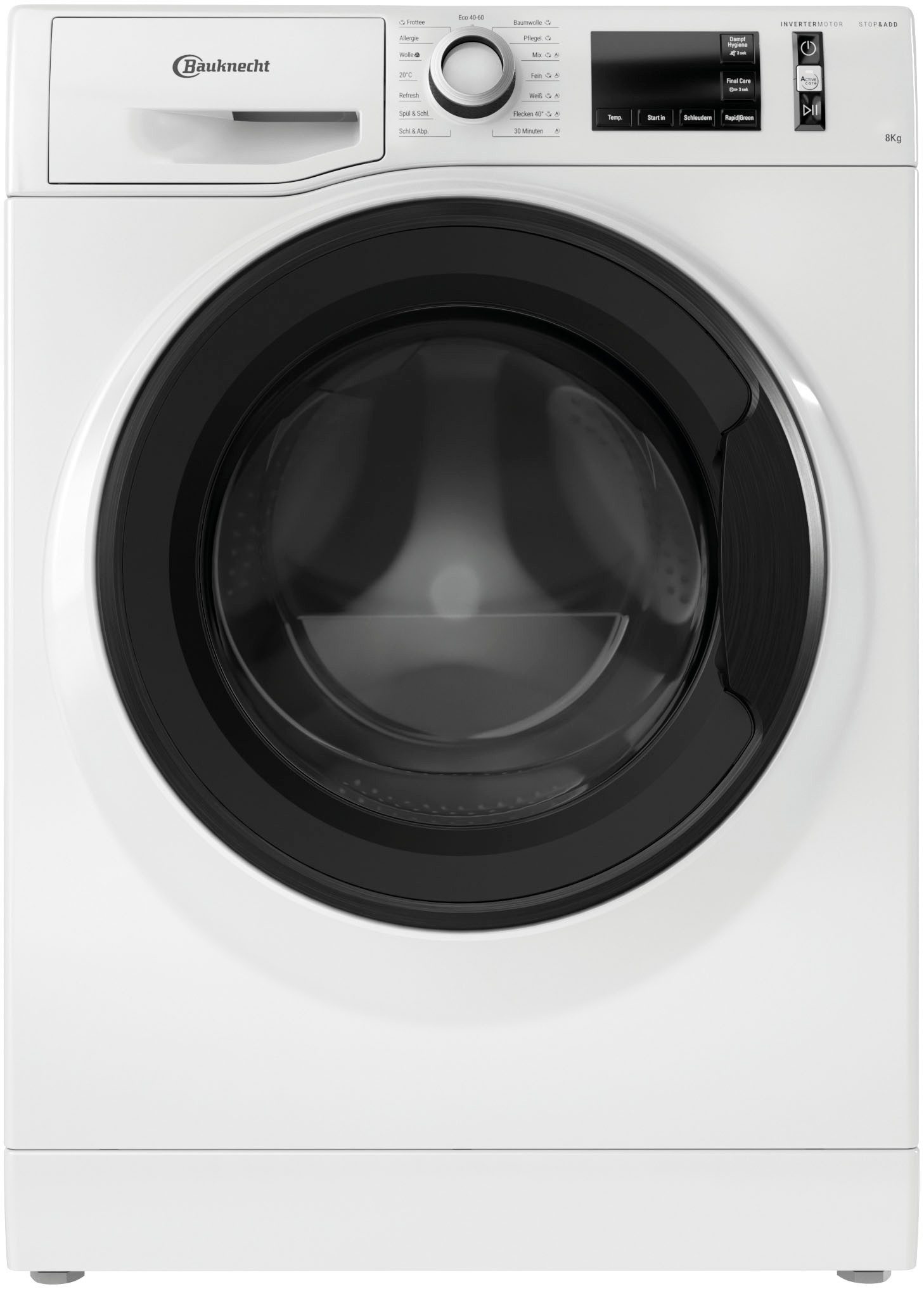 BAUKNECHT Waschmaschine WM Pure 8AA, 8 kg, 1400 U/min