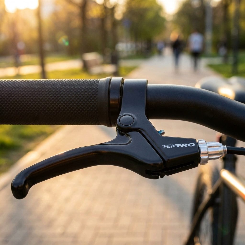 Tektro Scheibenbremse Tektro Bremshebel JL 510-TS Alu, schwarz/schwarz, rechts