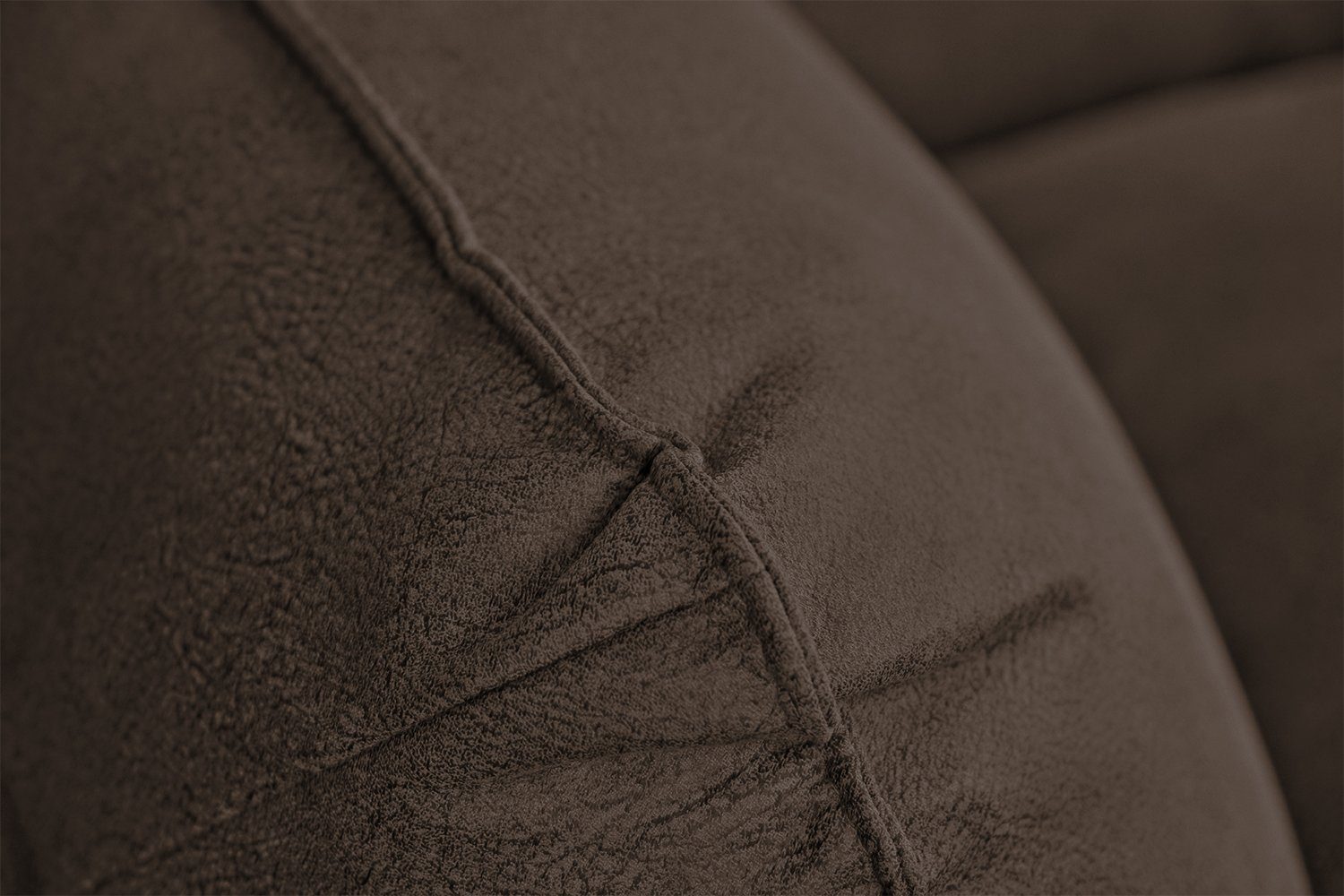 KAWOLA Big-Sofa DAVITO, oder versch. im Longchair Vintagelook, Leder Lederimitat Farben