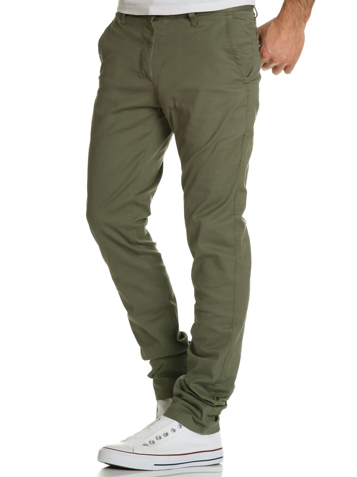 REPUBLIX Chinohose ANDREW Herren Jeans Hose im Regular Slim-Fit Schnitt – Bild 3 von 5