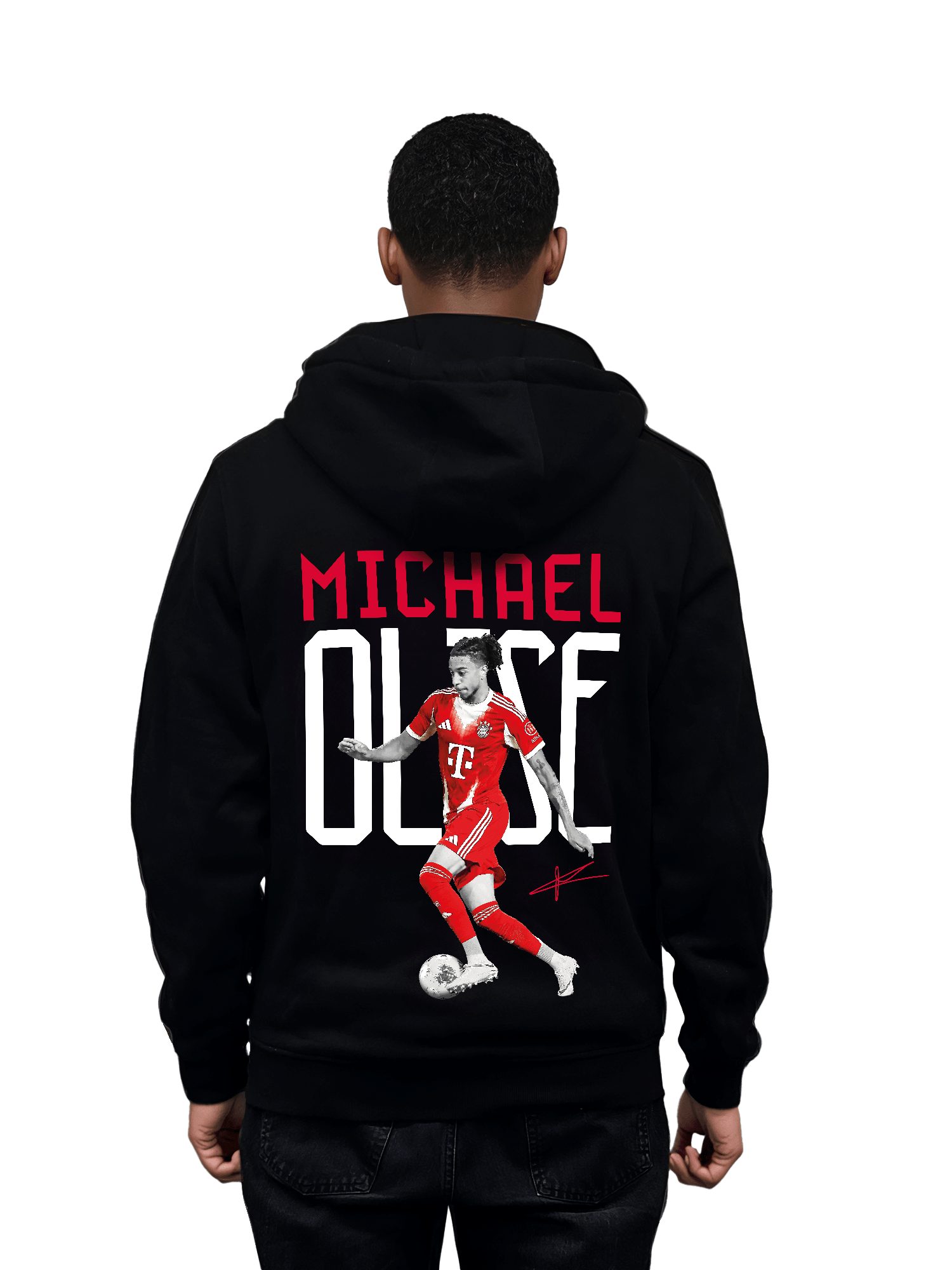 FC Bayern München Kapuzenpullover FC Bayern München Hoodie Olise Unisex (Größe XS, Schwarz)