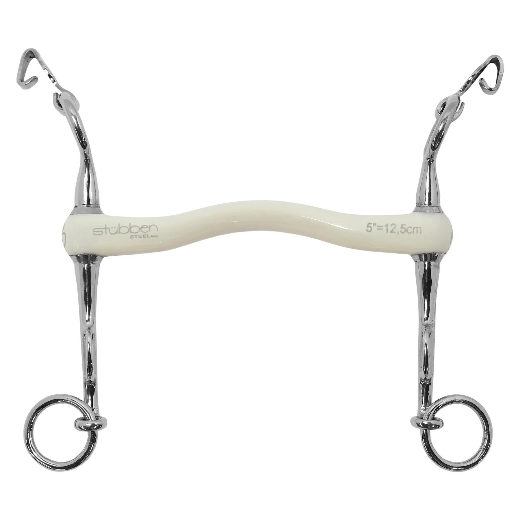 EPONA Kandarengebiss Stübben - 1310 Fine Line Flex Dressurkandare 16mm, (1-St)