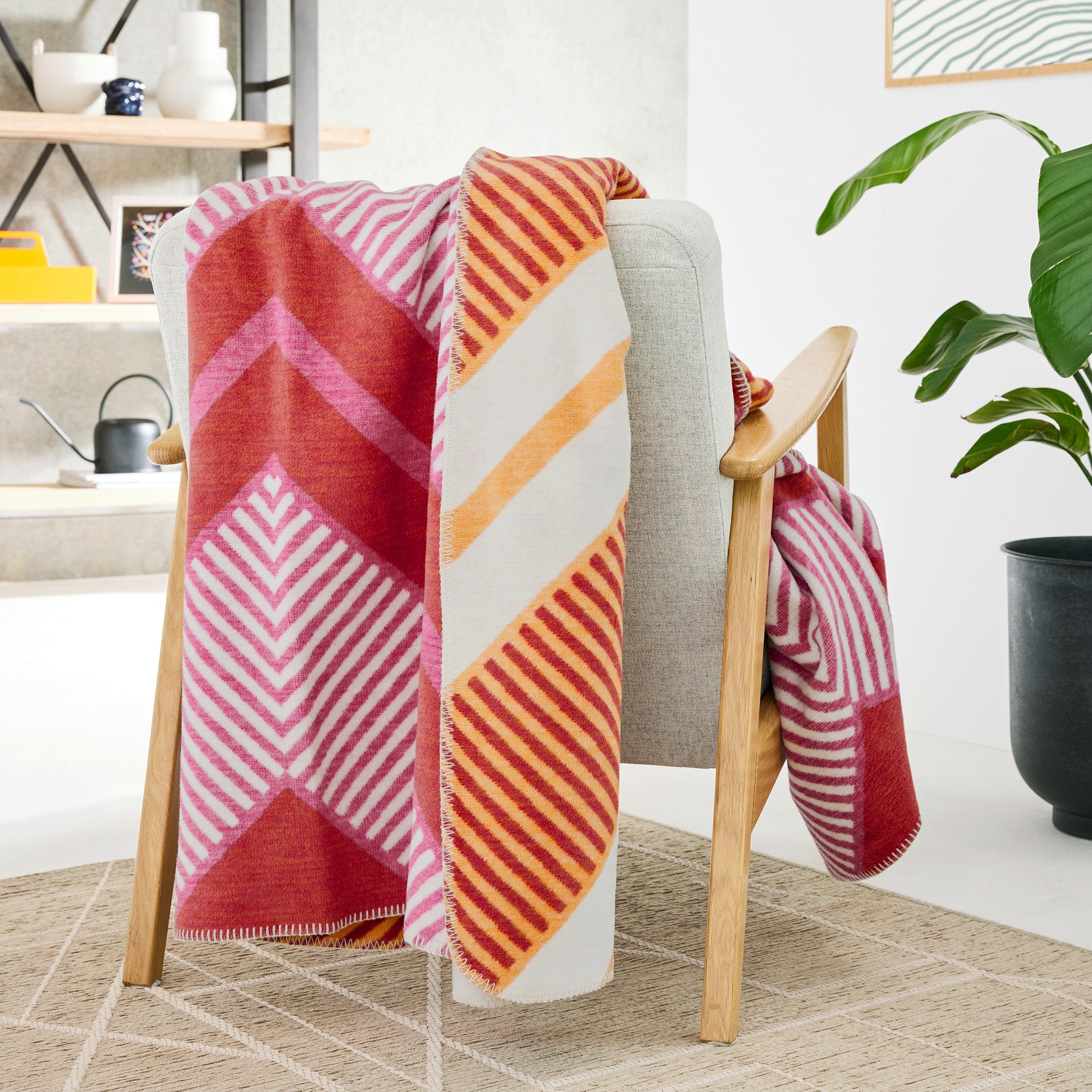 Wohndecke Wohndecke Mala, IBENA, mit grafischem Design günstig online kaufen