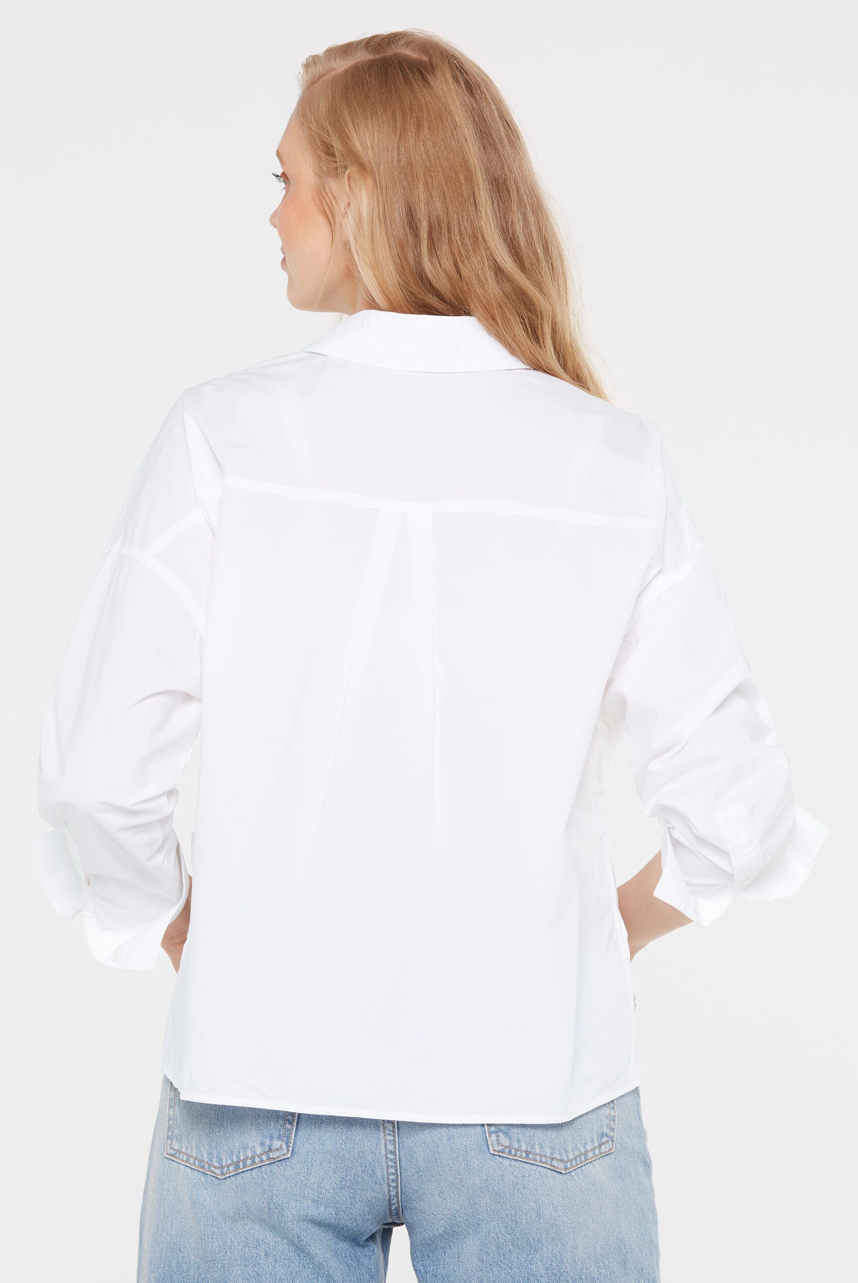 SENSES.THE LABEL Langarmbluse mit Seitenschlitze