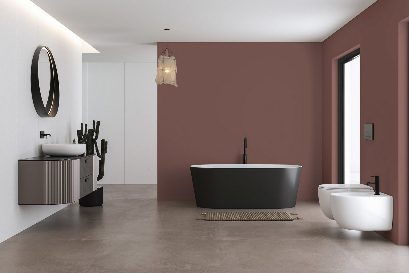 Thumbnail - Puro Wand- und Deckenfarbe PURO Wandfarbe Braun "Rosy Beige" DD125853 5 l