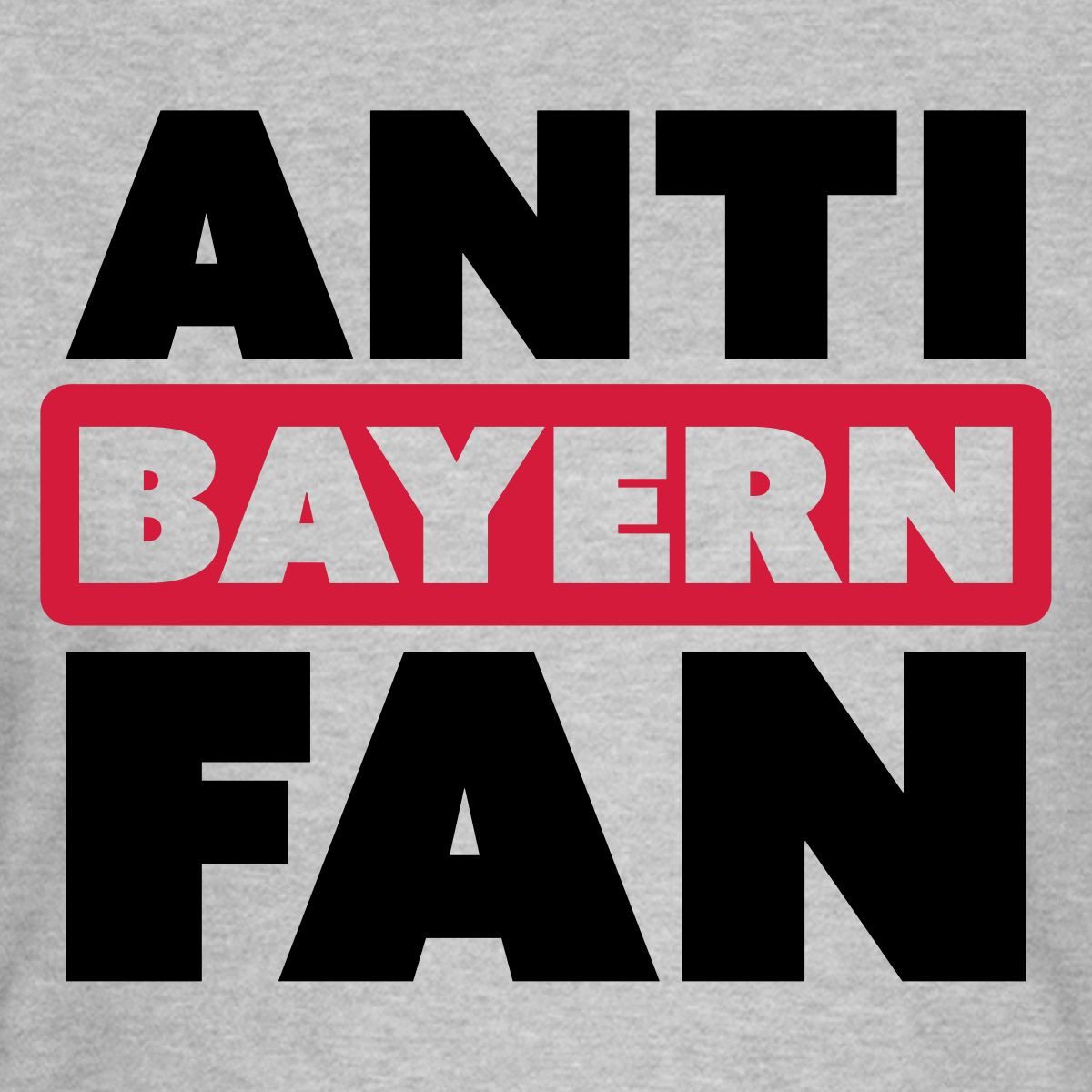 Spreadshirt T-Shirt Anti Bayern Fan Humor Statement Frauen T-Shirt (1-tlg) Slim Fit, fällt klein aus