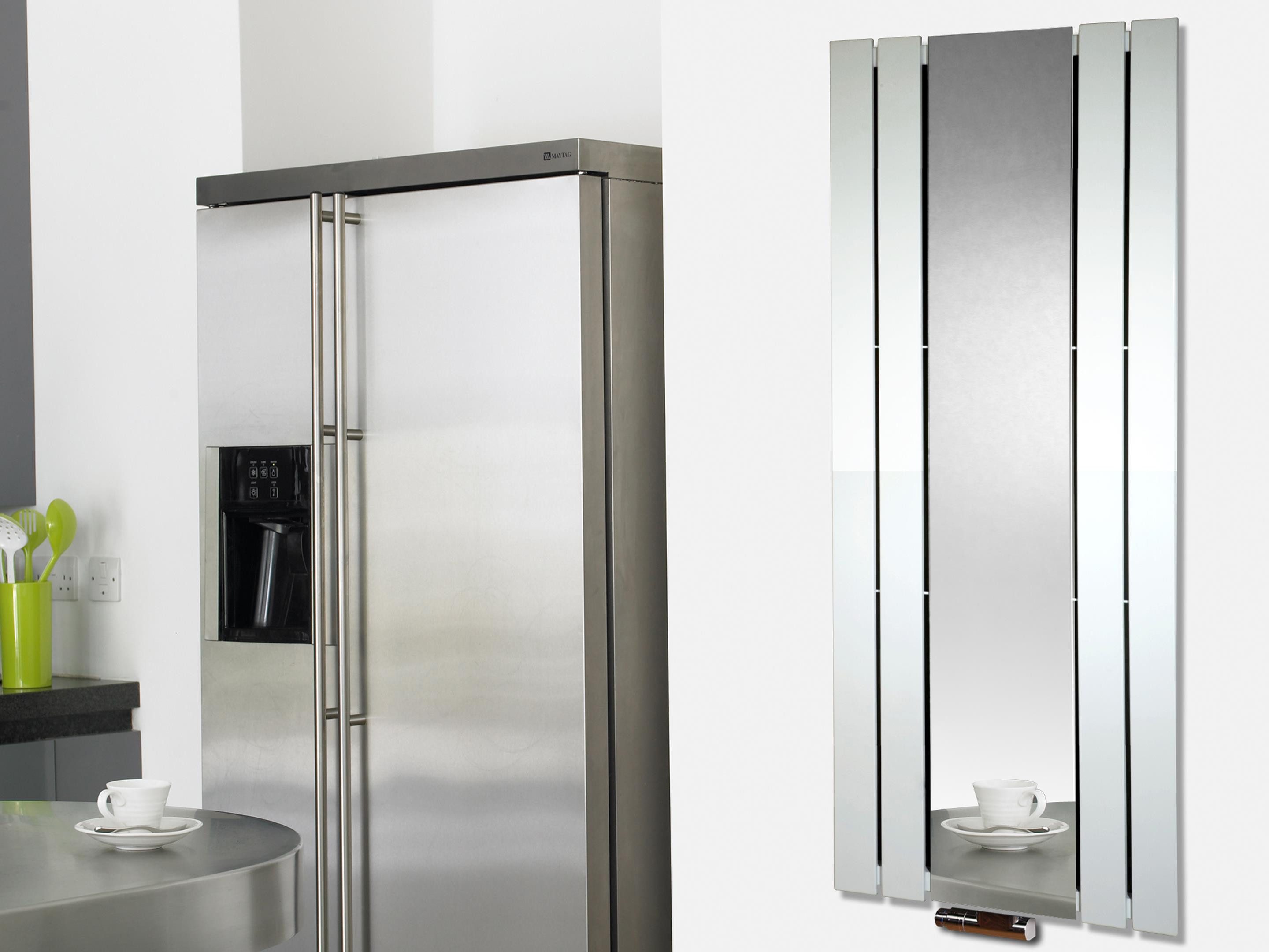 Szagato Badheizkörper BADHEIZKÖRPER mit Spiegel Design Shanghai 2+3 (Alle Ausführungen), 5 Jahre Garantie, Made in Germany