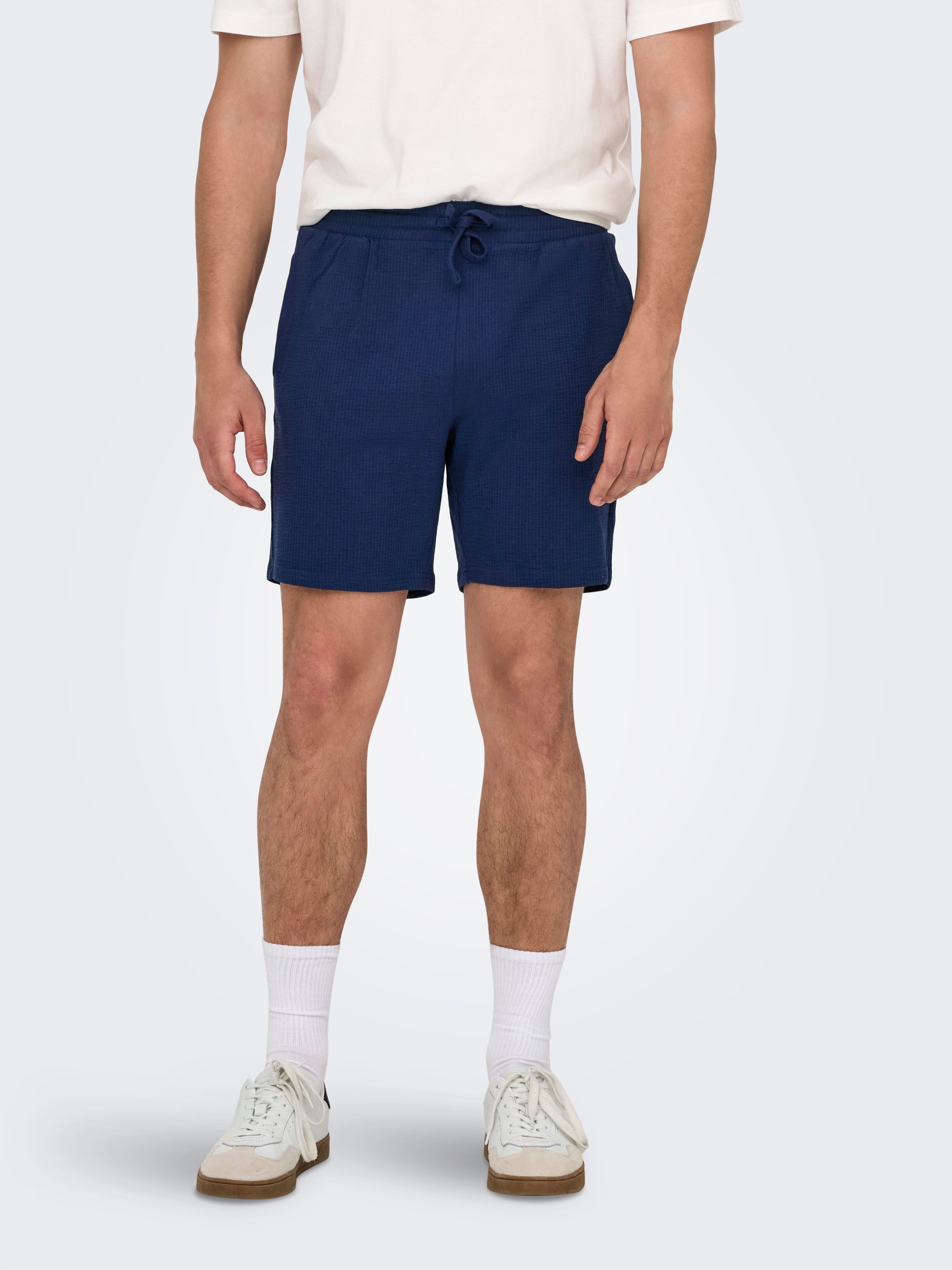 ONLY & SONS Shorts ONSKIAN LIFE REG SEERSUCKER SHORTS NOOS günstig online kaufen