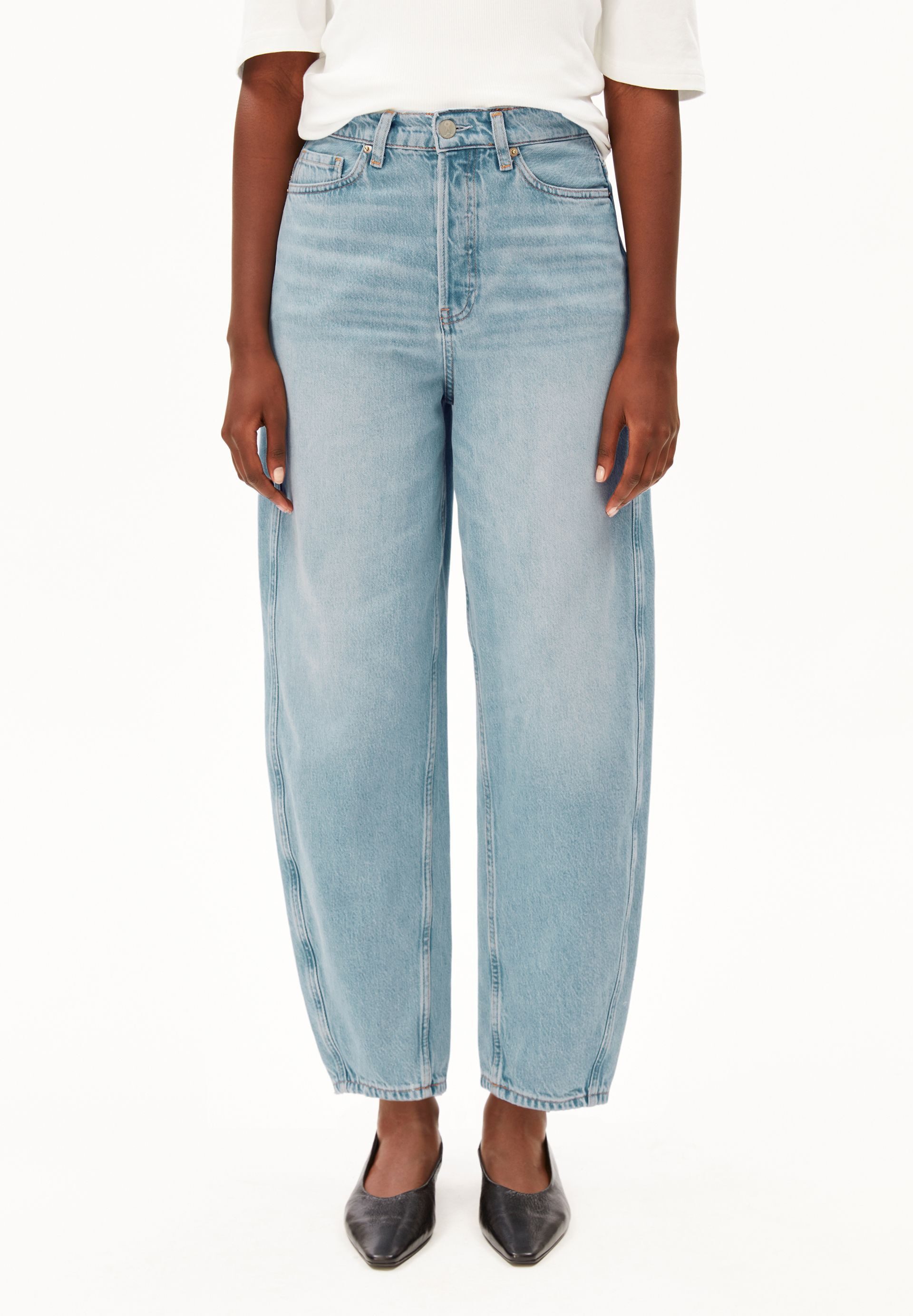 Weite Jeans BAARLY BARREL Bio-Baumwoll Mix Non-Stretch