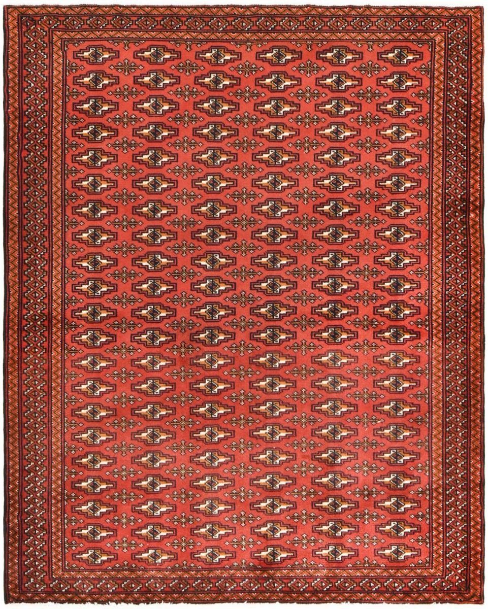 Orientteppich Turkaman 142x177 Handgeknüpfter Orientteppich / Perserteppich, Nain Trading, rechteckig, Höhe: 6 mm