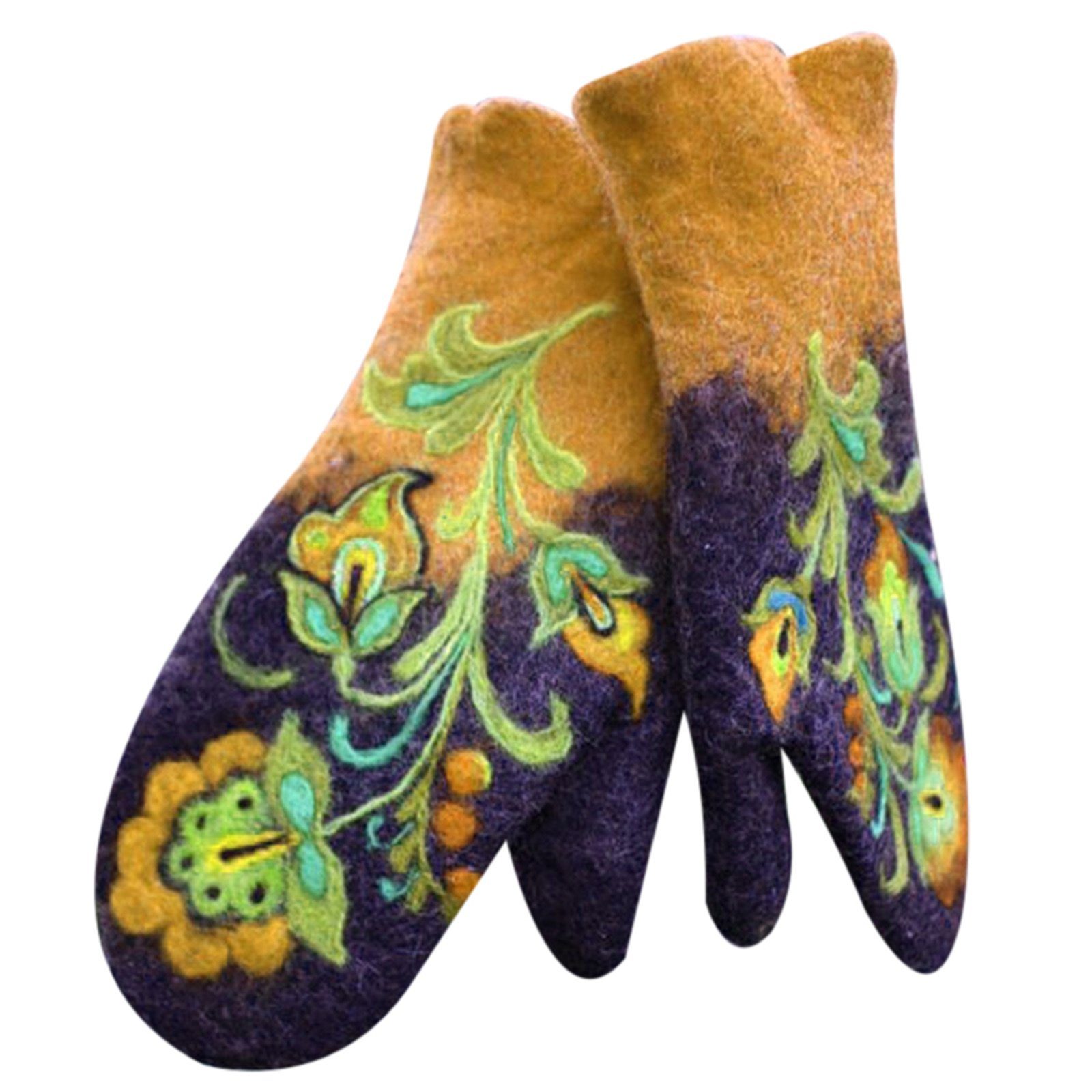 Blusmart Fleecehandschuhe Weihnachtsgeschenk Damen Winterhandschuhe Damenmode Handschuhe Fleecehandschuhe Gelb