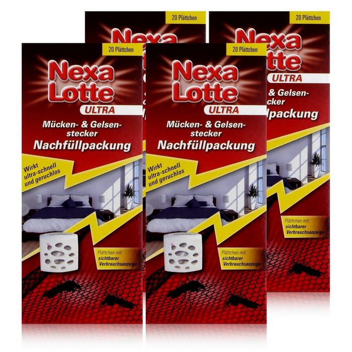 Nexa Lotte Insektenfalle Nexa Lotte Ultra Mücken- & Gelsenstecker Nachfüller - Wirkt schnell (4