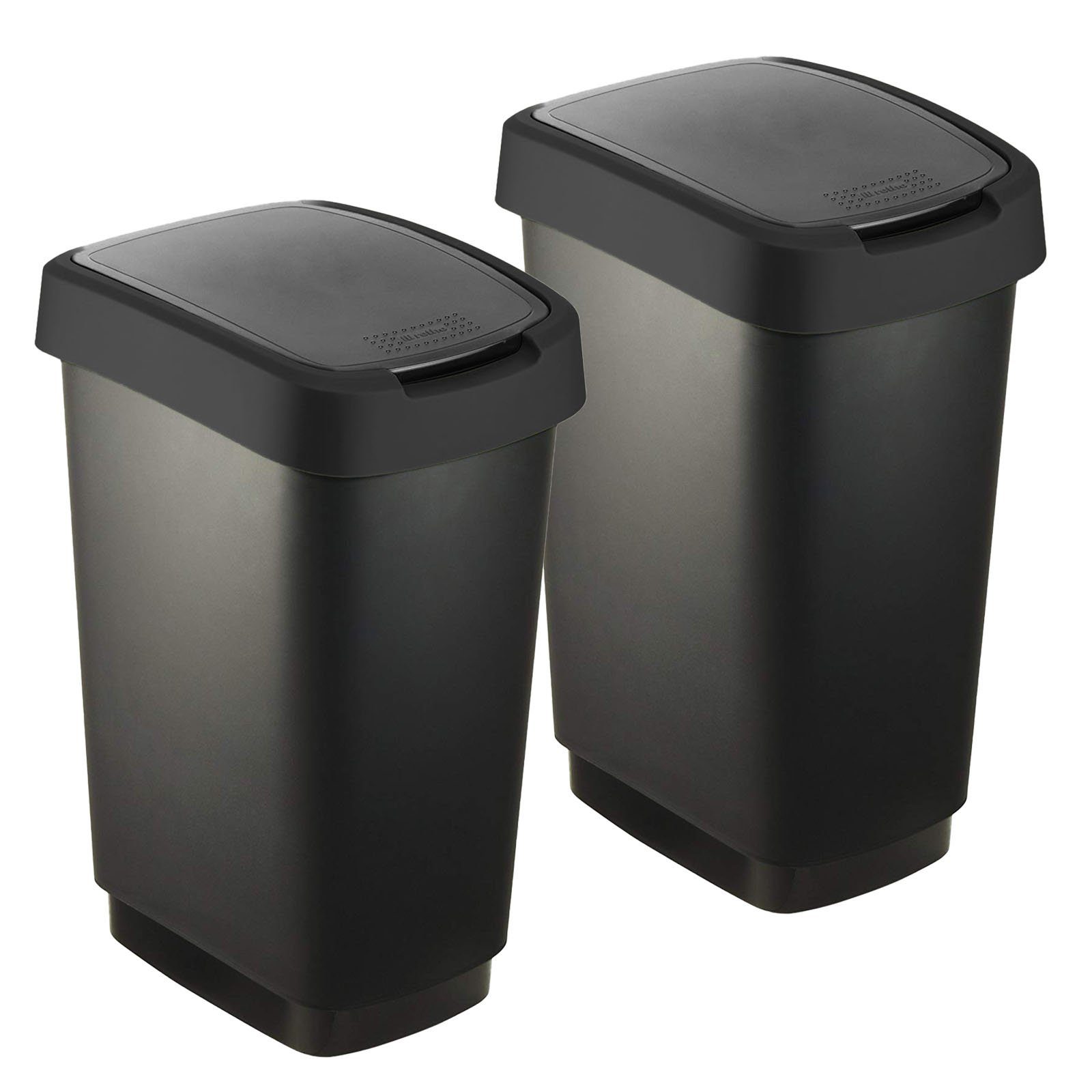 Mülleimer 2er-Set Swingeimer 25 l SALSA