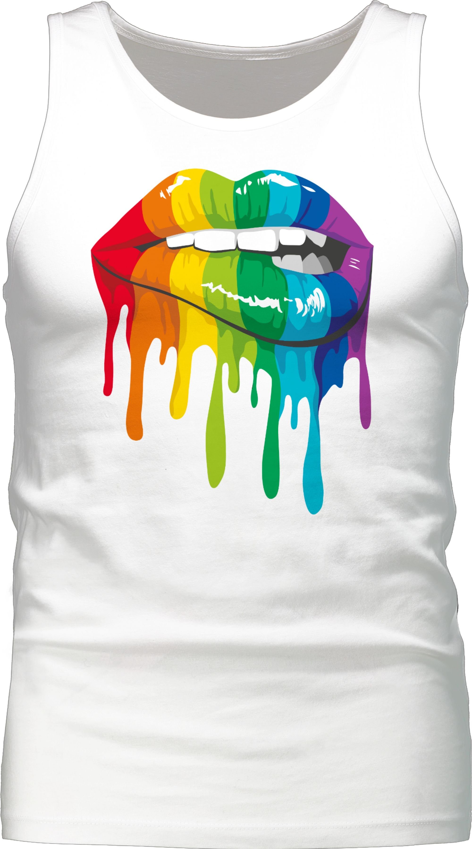 Shirtracer Tanktop Lippen LGBT & LGBTQ günstig online kaufen