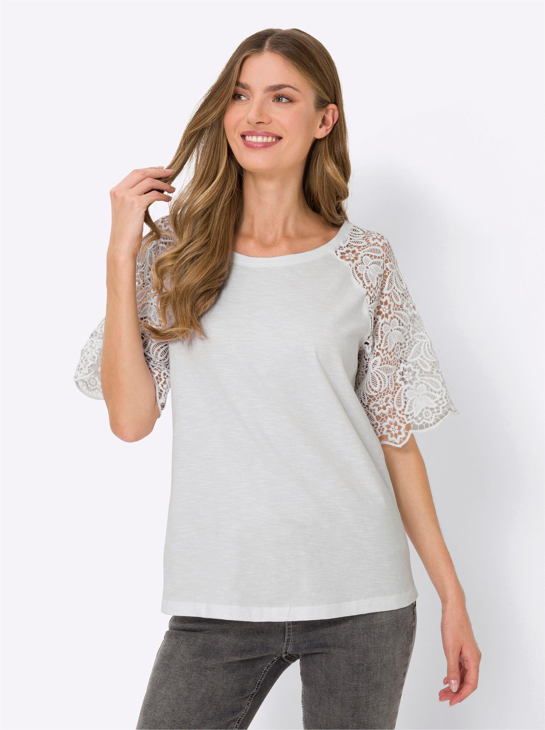 heine T-Shirt Rundhalsshirt günstig online kaufen
