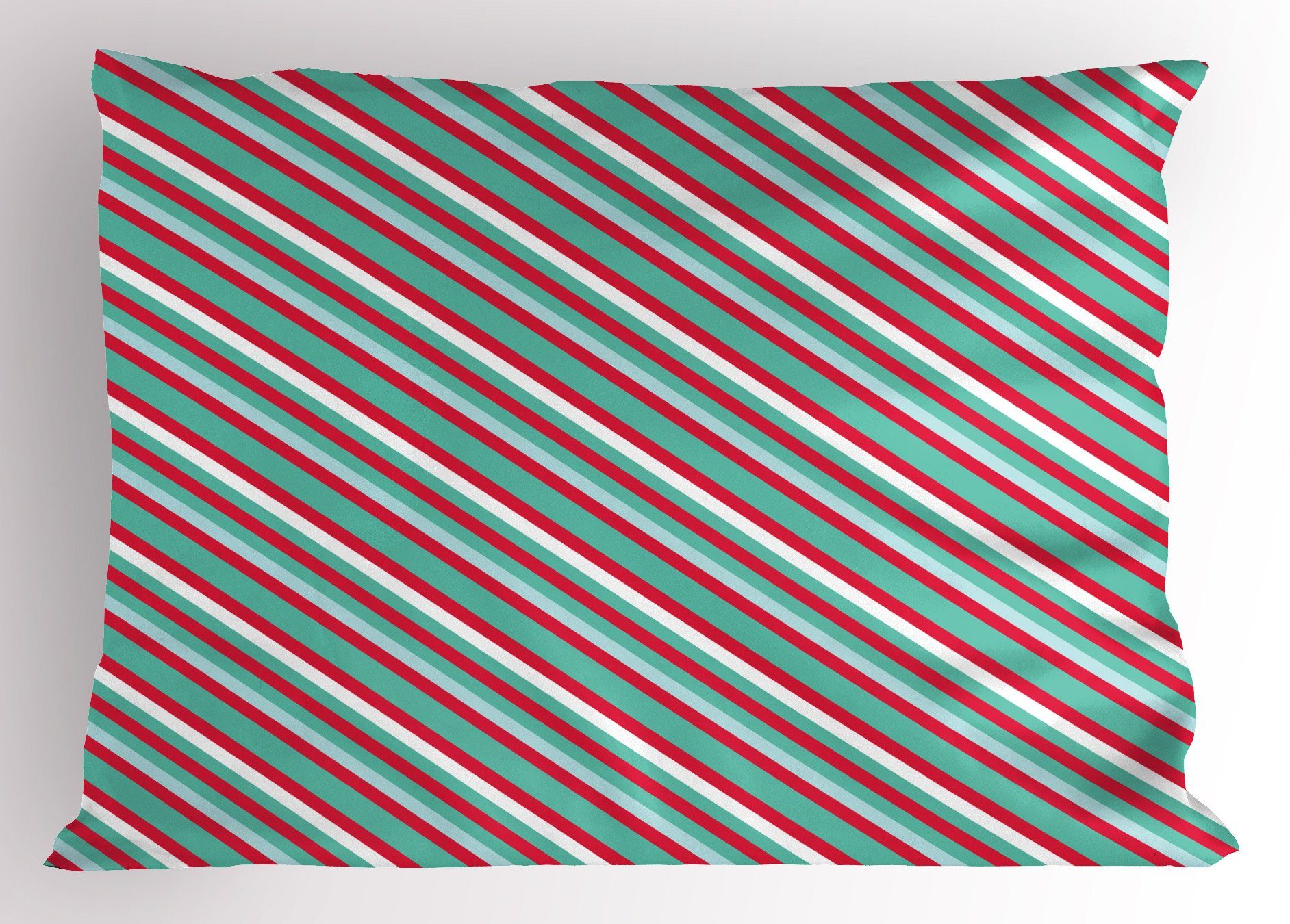 Vibe Gedruckter Dekorativer King Kissenbezüge Standard einfache Weihnachten Streifen (1 Size Stück), Linien Abakuhaus Kissenbezug,