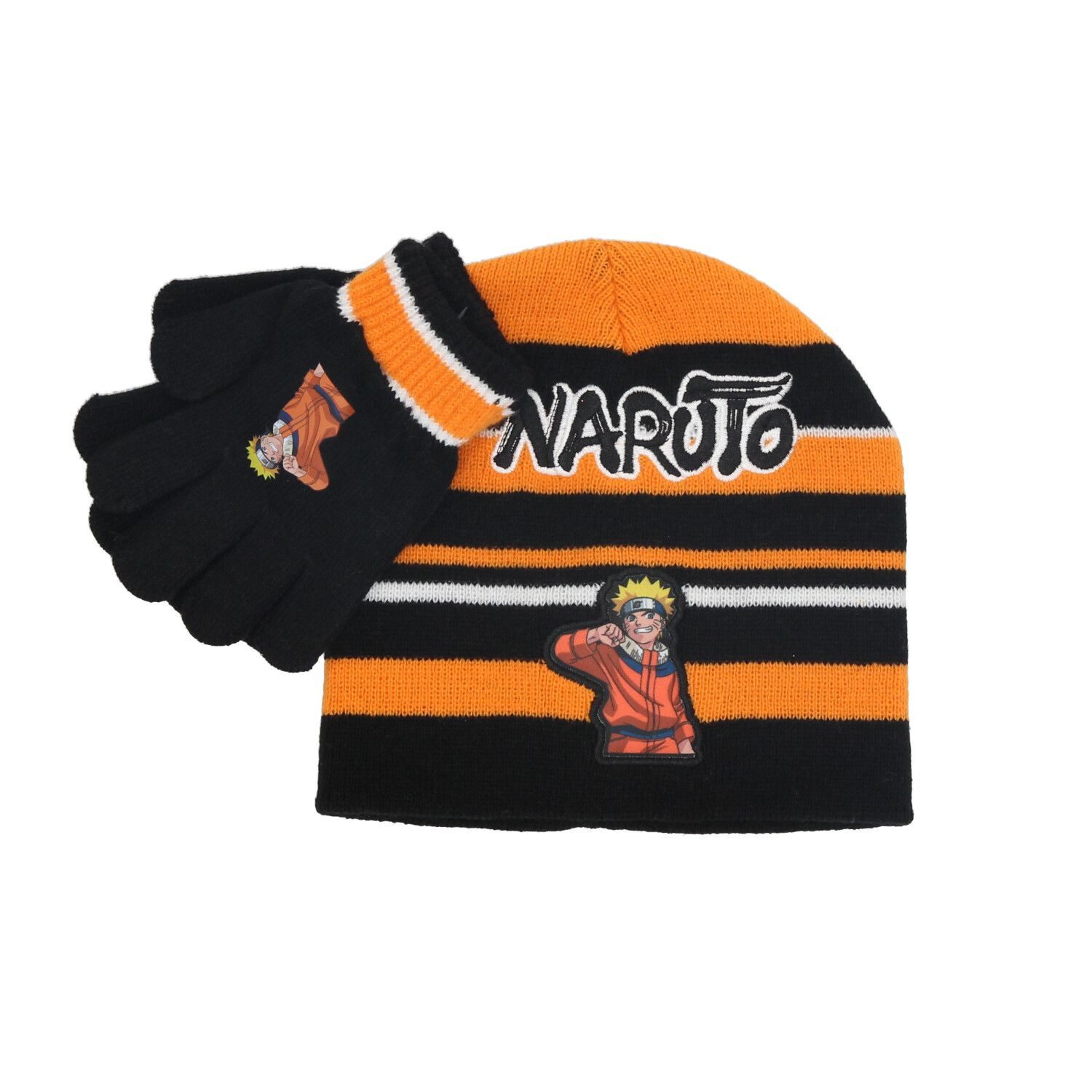Naruto Baskenmütze Naruto Mützen und Handschuhset für Kinder