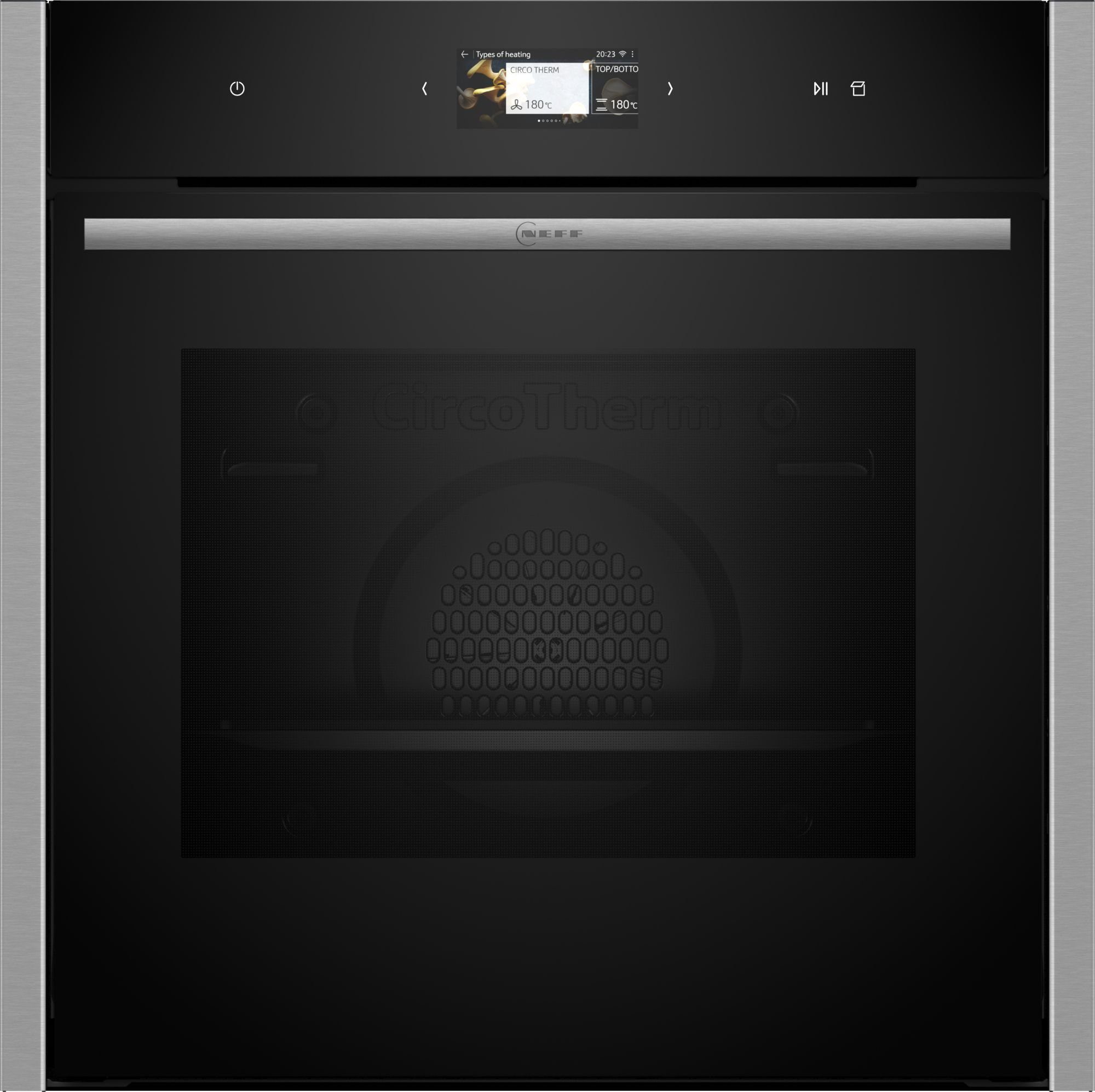 NEFF Dampfbackofen N 70 B24FS33N0, Einbau-Dampfbackofen Edelstahl, EEK: A+, mit Teleskopauszug nachrüstbar
