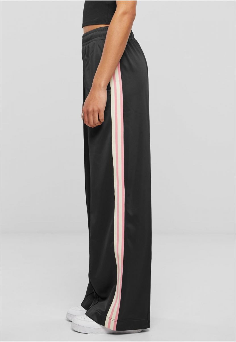 URBAN CLASSICS Funktionshose Ladies Pin Tuck Track Pants Damen Hosen