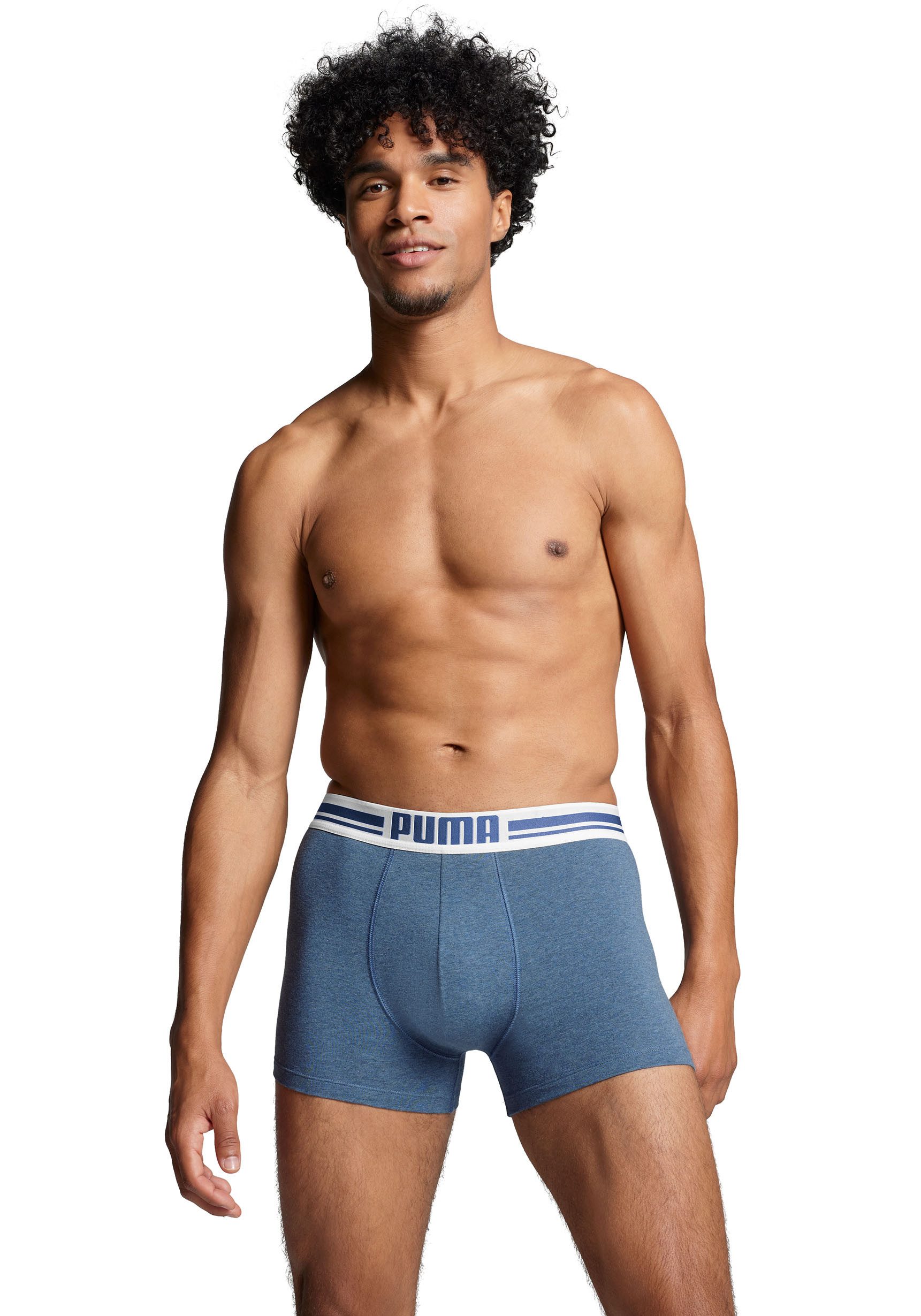 PUMA Boxer (Packung, 2er-Pack) mit Logo-Bund günstig online kaufen