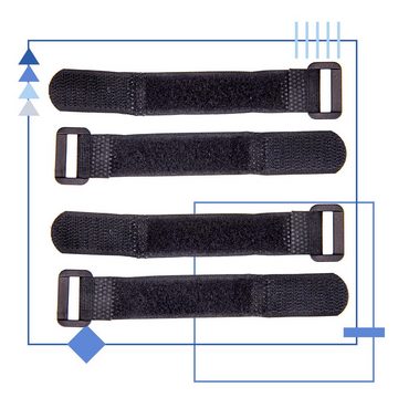 WINTEX Kabelbinder Kabelbinder Set - Klettverschluss - Universal Kabelband Reus. Kabelbinder 3 Längen - Klettband