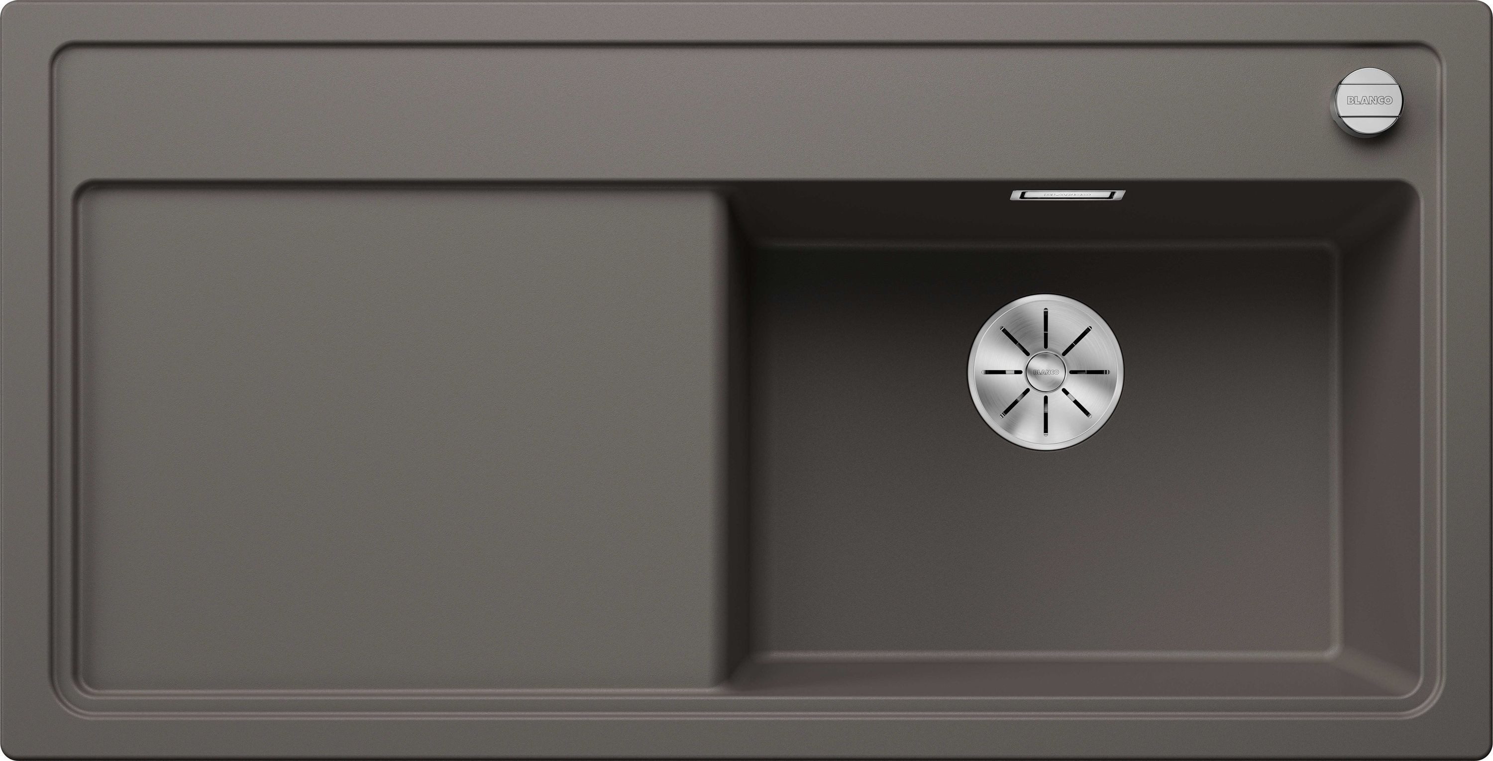 Einbauspüle ZENAR XL 6 S Einbauspüle SILGRANIT vulkangrau ab 60 cm Excenter