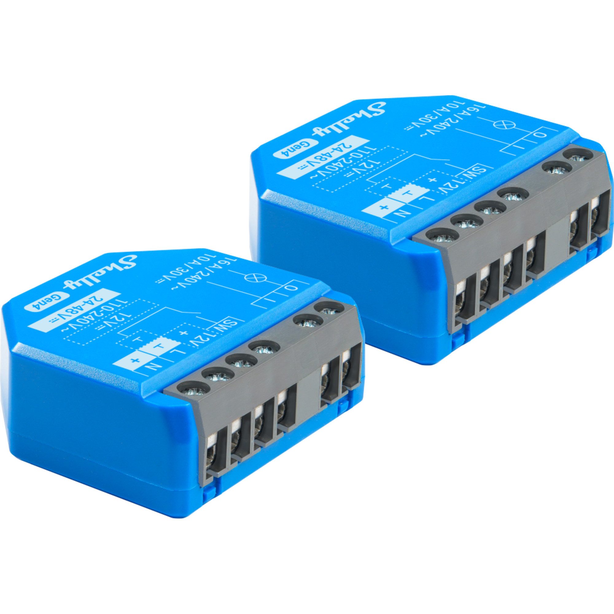 Shelly Relais-Modul Shelly 1 Gen4, Relais, (2er Pack)