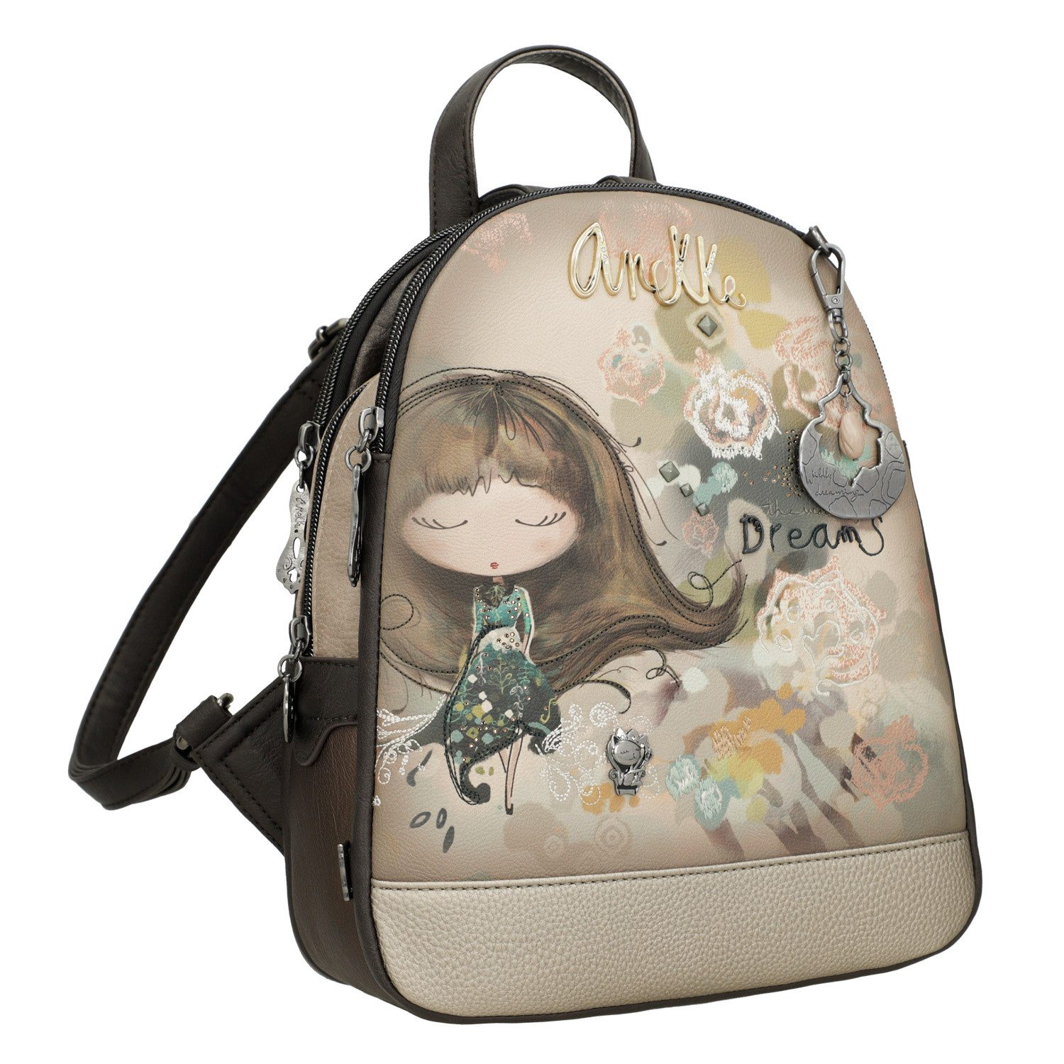 Anekke Umhängetasche Anekke Damen Rucksack Real multicolor (1, 1-tlg., 1)