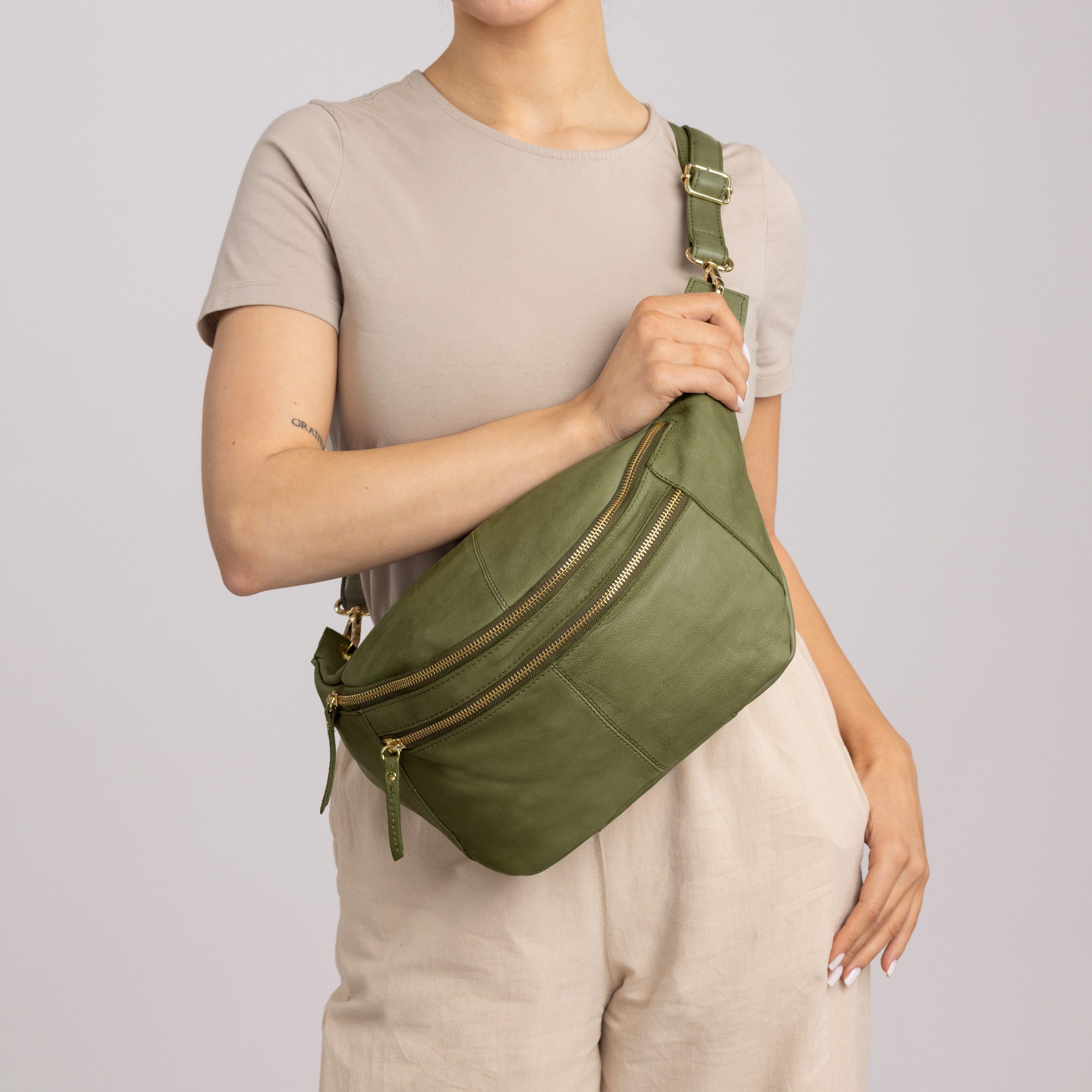 Gusti Leder Gürteltasche Gusti Leder Bauchtasche Freya (1-tlg)
