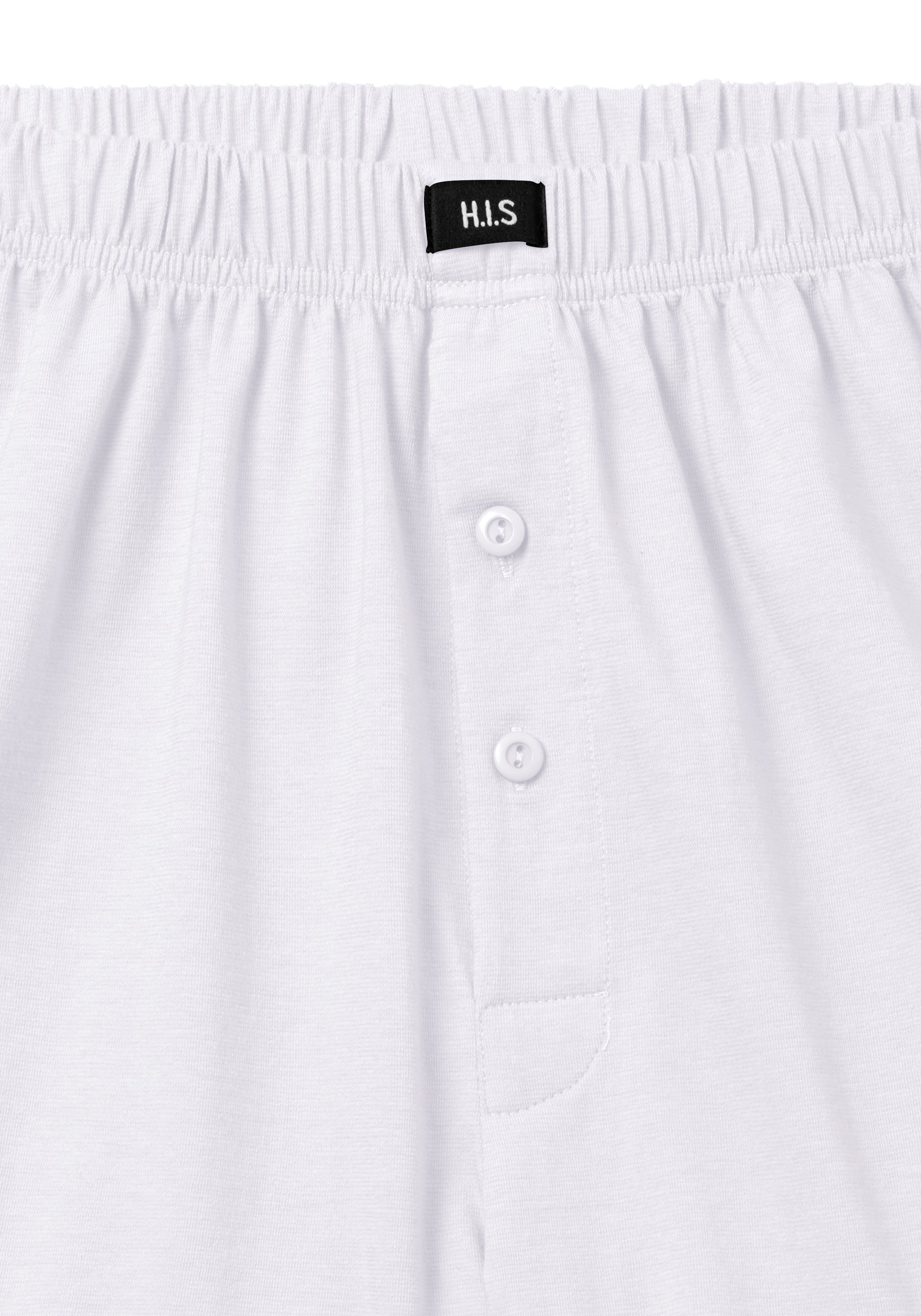 H.I.S Weiter Boxer Herren Boxer (Packung, 5-St) weite Passform, Komfortbund, aus Baumwoll-Stretch