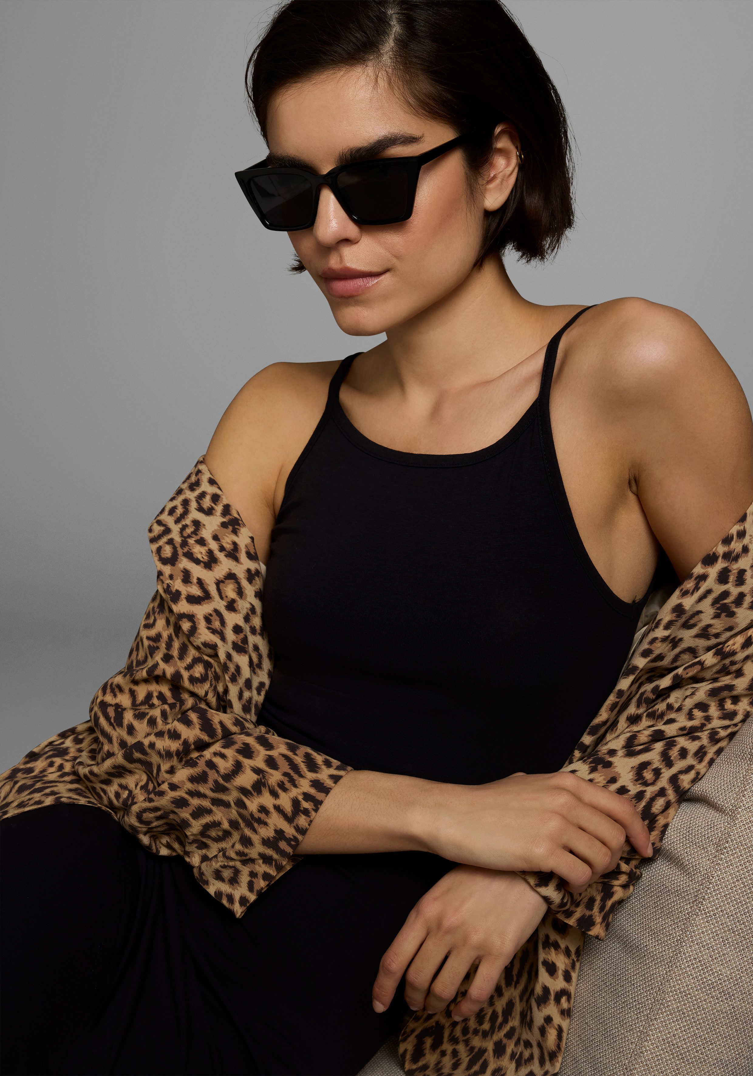 AJC Sommerkleid aus Single Jersey, mit verstellbaren Spaghettiträgern