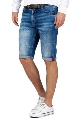 Cipo & Baxx Jeansshorts Kurze Hose BA-CK184 Casual Style gekrämpelt