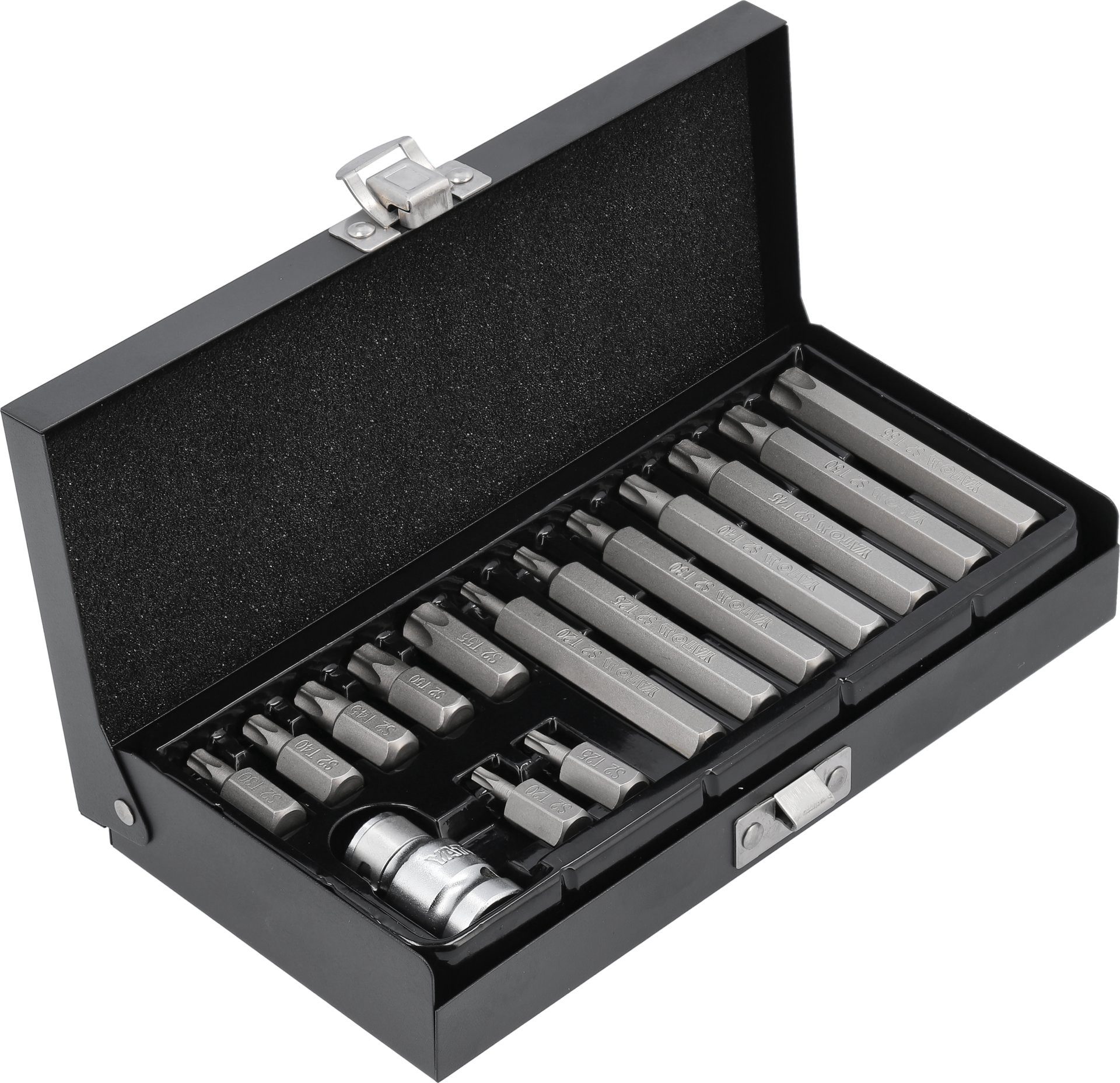 Yato Bit-Set Spezial-Bit-Set Torx Security T20–T55 15-tlg., Spezial-Bit-Set Torx Security T20–T55 15-tlg., 15-St., Spezial-Bit-Set Torx Security T20–T55 15-tlg.