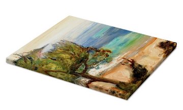 Posterlounge Leinwandbild Edvard Munch, Landschaft bei Nizza, Wohnzimmer Malerei