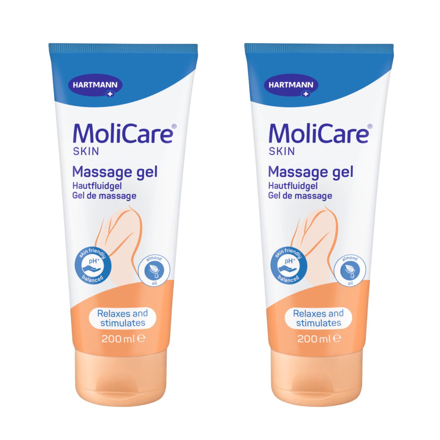 PAUL HARTMANN AG Gleit- und Massagegel MoliCare Skin Massage Gel 2 x 200 ml