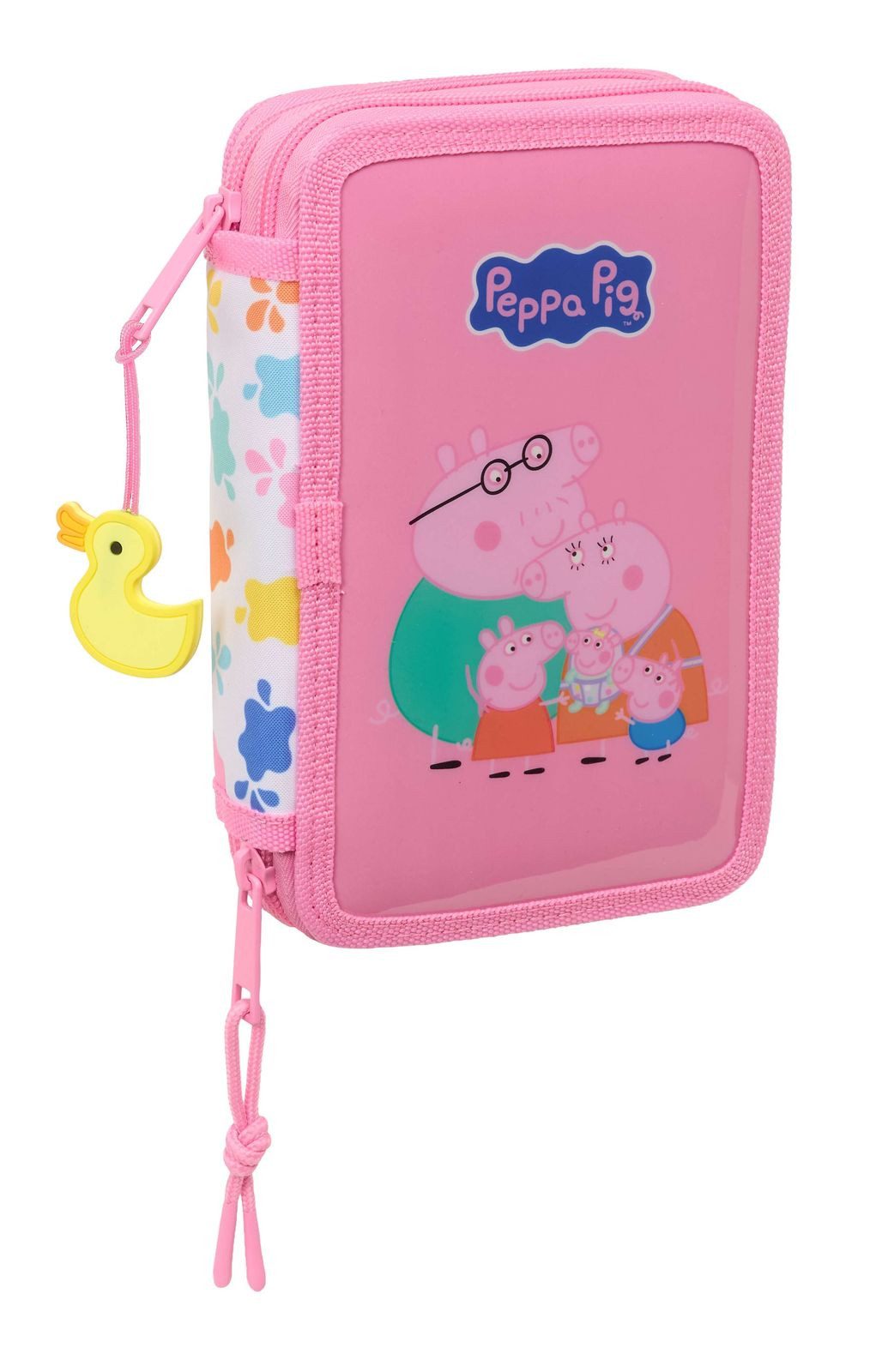 Federmäppchen Peppa Pig - Mäppchen Federmappe, 28 Teile, 2-fach gefüllt, Peppa Wutz