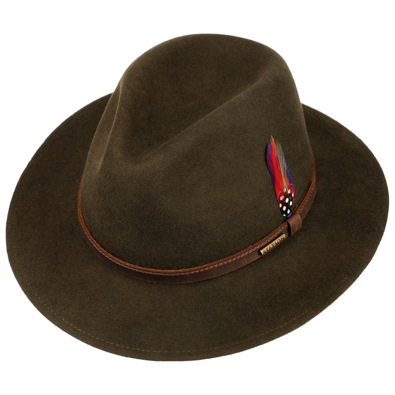 Stetson Filzhut (1-St) Wollfilzhut mit Lederband, Made in the EU