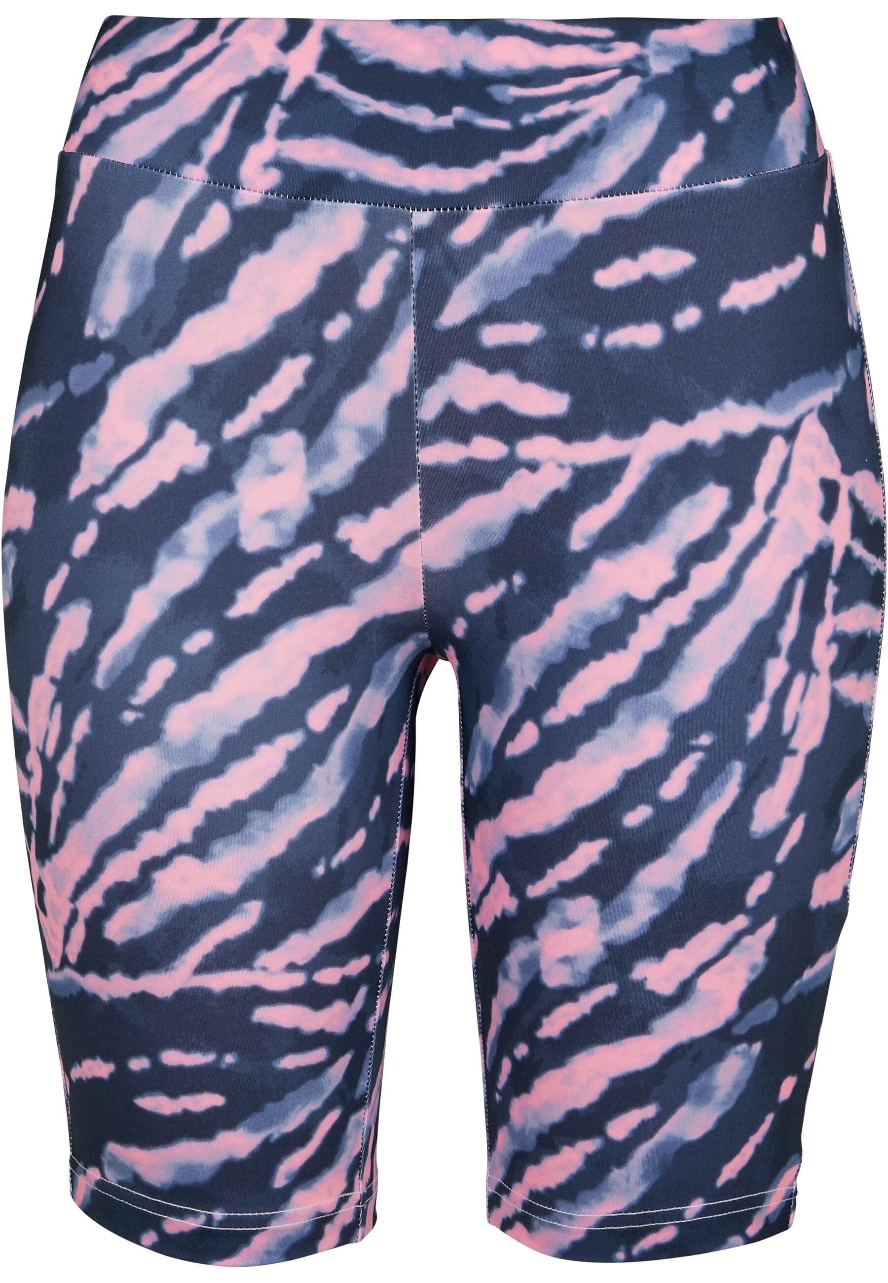 URBAN CLASSICS Stoffhose Urban Classics Damen Ladies Tie Dye Cycling Шорты (1-tlg)