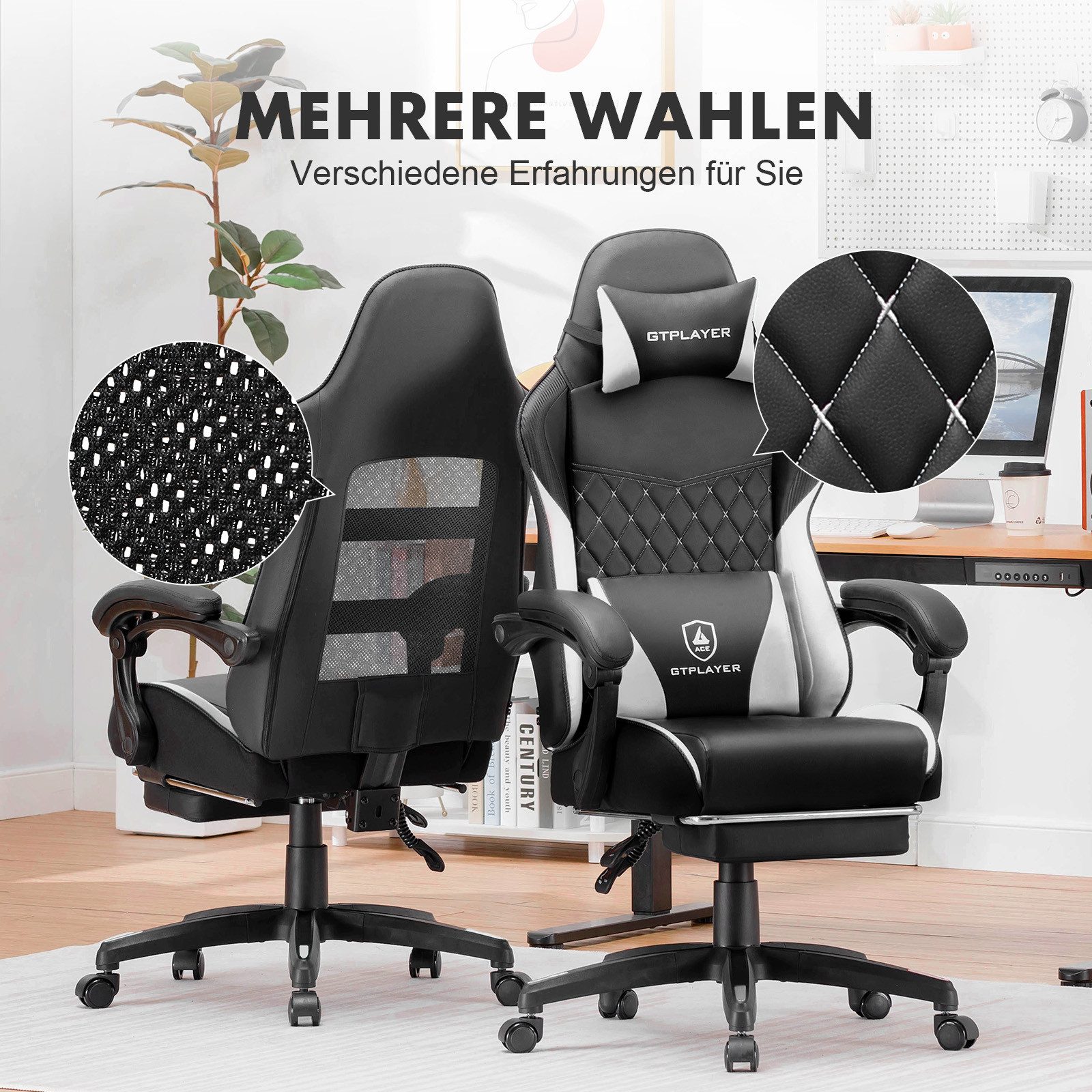 LUCKRACER Gaming-Stuhl Ergonomischer Bürostuhl, Zweckmäßig für günstig online kaufen