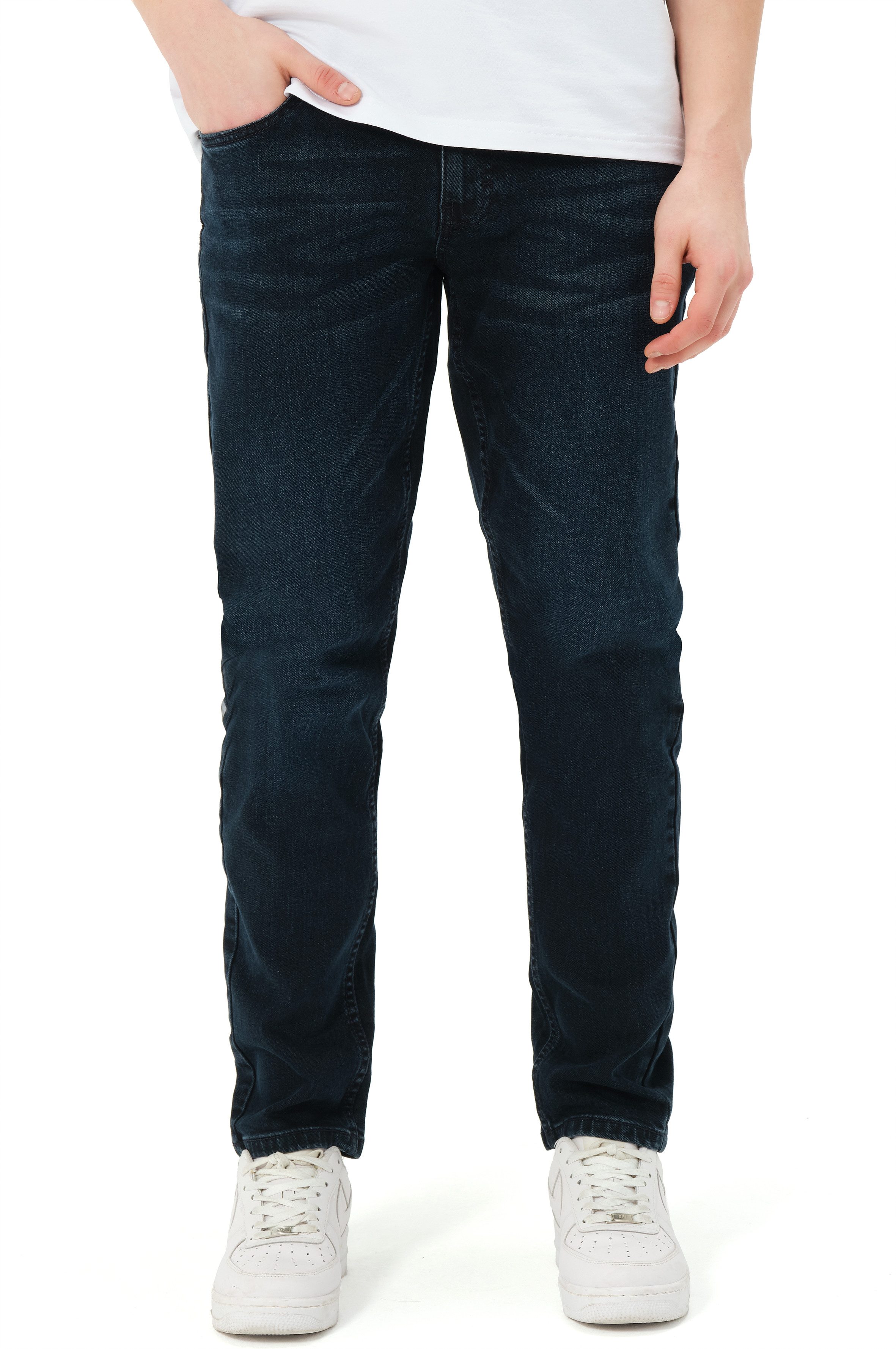 Smith & Solo Stretch-Jeans Hosen, Jeans Herren Slim Fit, Jeanshose 5-Pocket günstig online kaufen