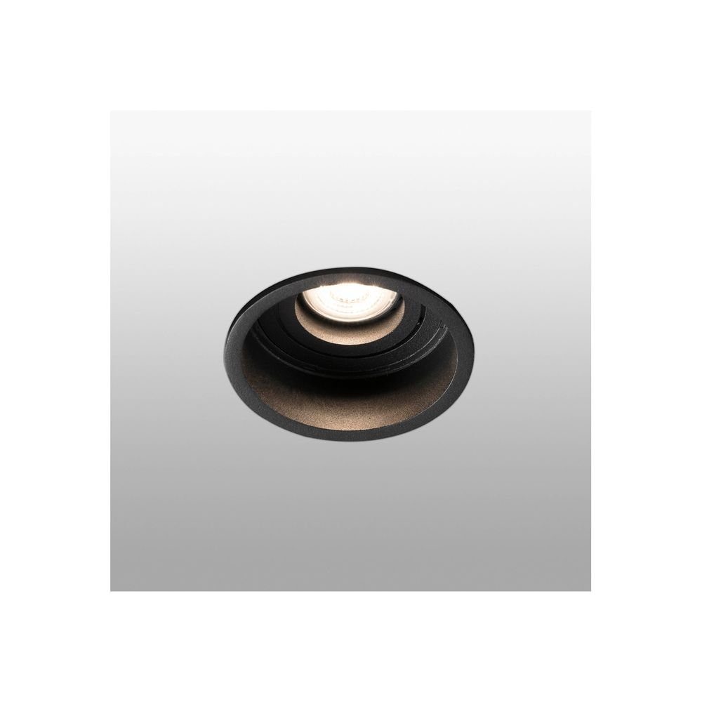 Schwarz GU10 Barcelona Schwarz Einbauleuchte Rund HYDE Downlight FARO