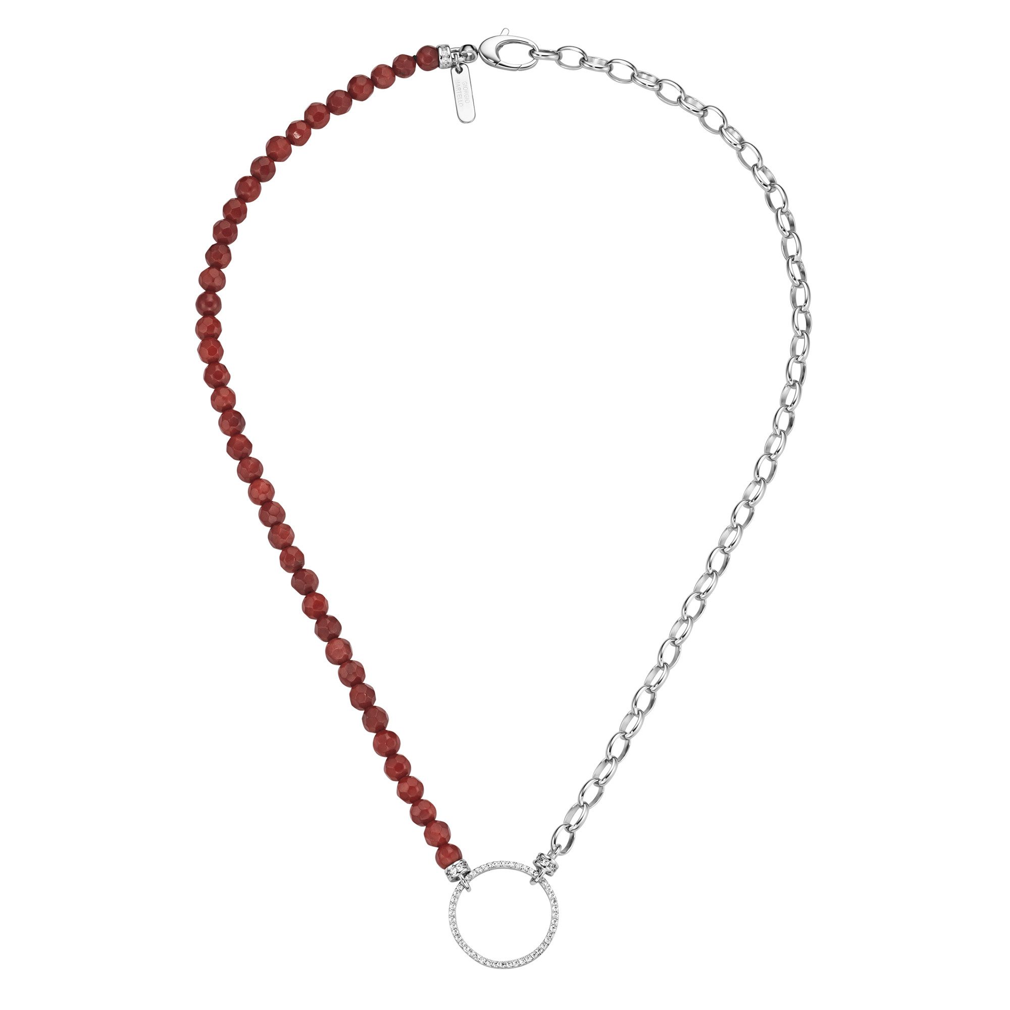 GIORGIO MARTELLO MILANO Collier mit Ziersteinen, günstig online kaufen