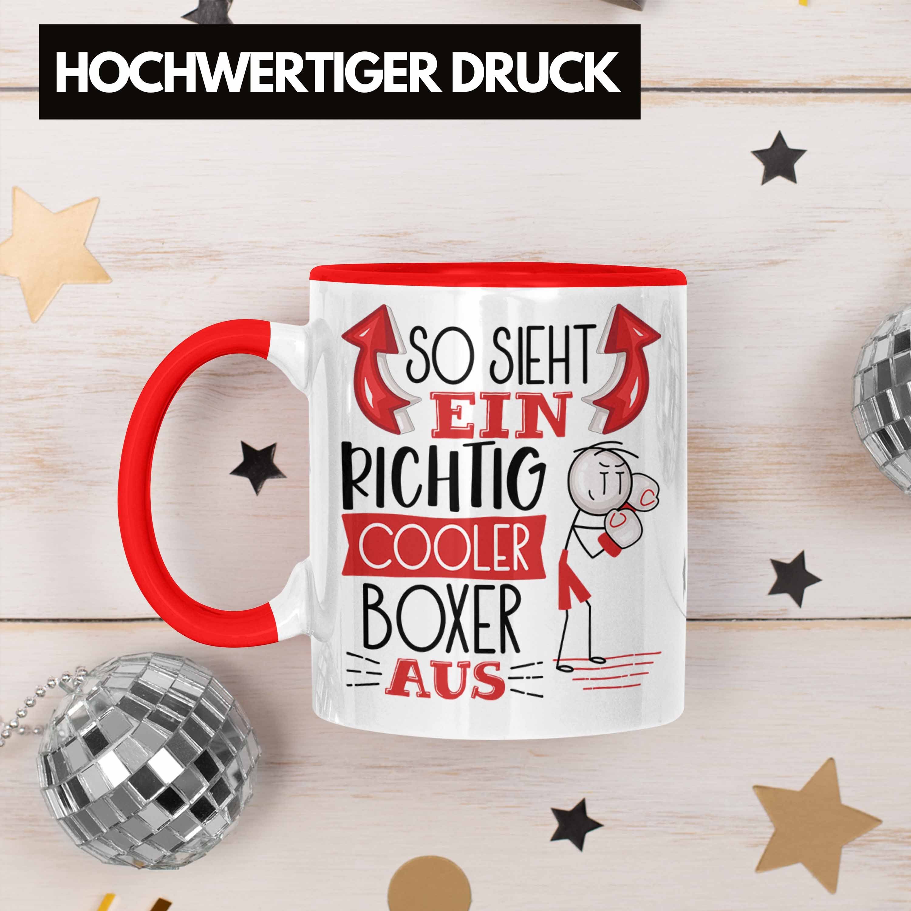 Tasse Trendation So Geschenk Geschenkid Rot Ein Boxer Richtig Sieht Aus Boxer Tasse Cooler