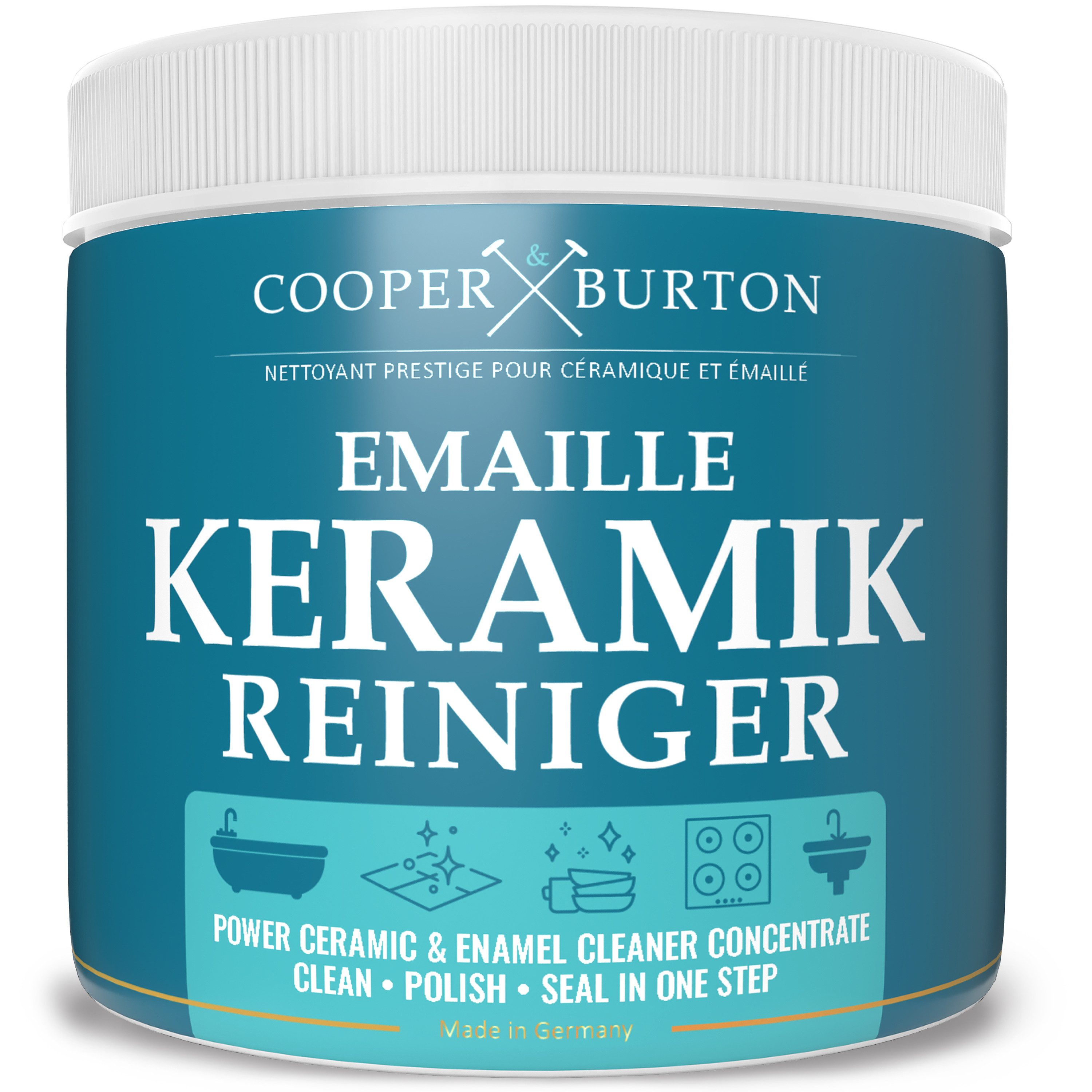 Cooper&Burton Keramik Intensiv Kraft Reiniger Konzentrat 0,5kg Glaskeramikreiniger (1-St. 250ml)