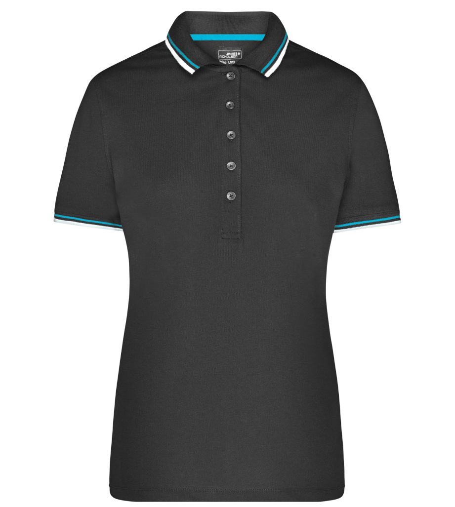 Poloshirt Doppelpack Damen Polo-Shirt coldblack mit UV-Schutz JN965