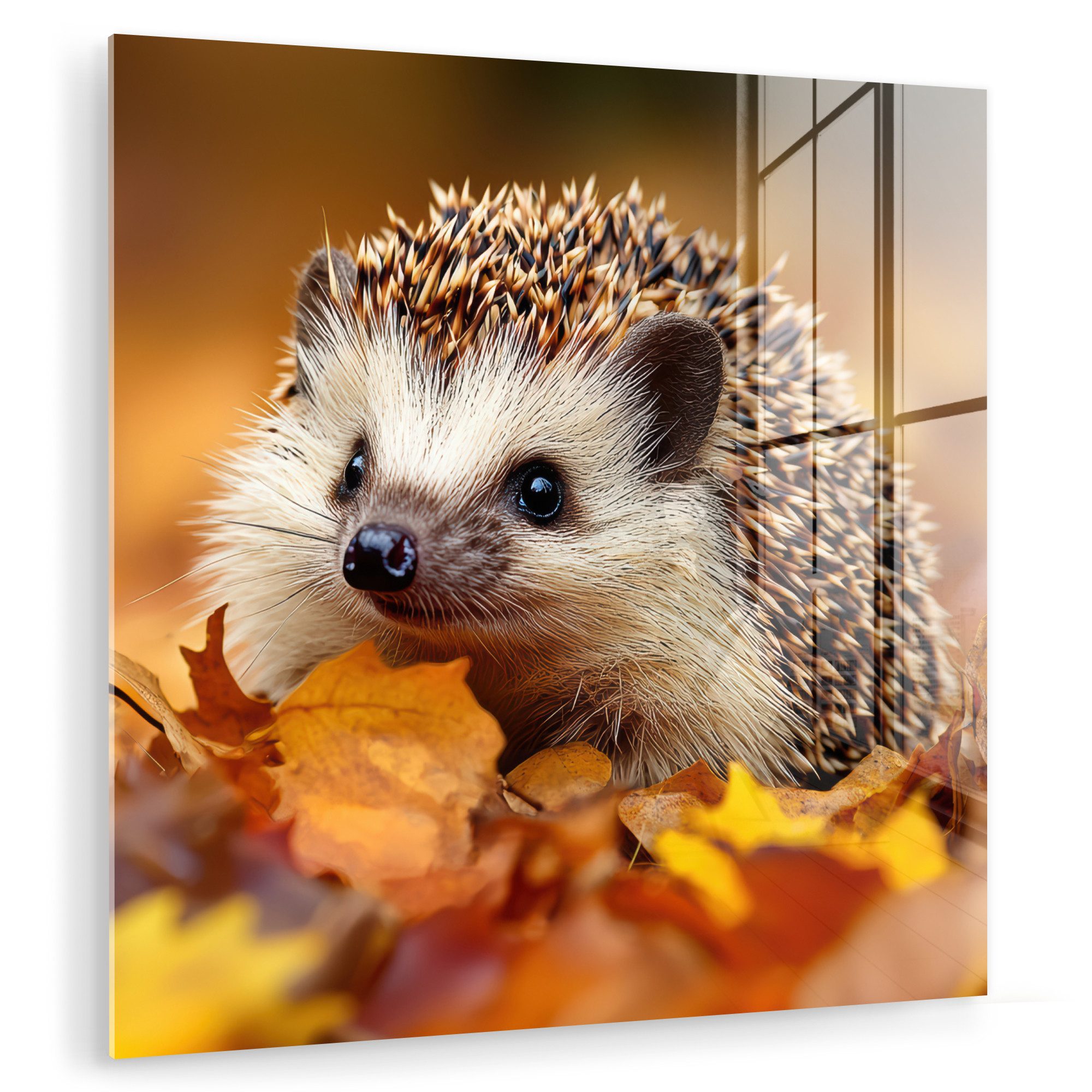MuchoWow Acrylglasbild Igel - Wald - günstig online kaufen