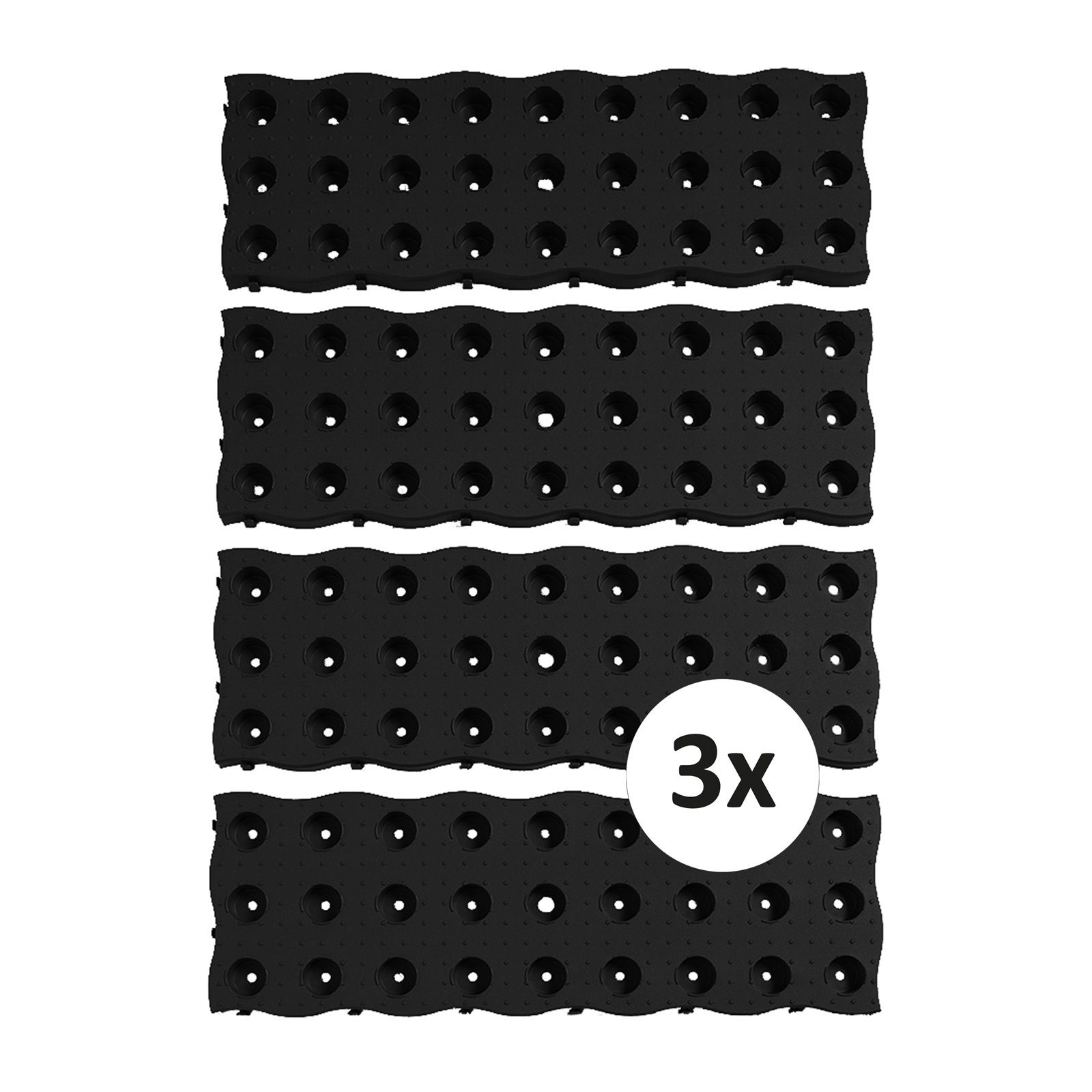 HTI-Living Trittsteine Gehwegplatte Nessa, 69x276 cm, Set, 12-St., 12 Platten, Gartenweg