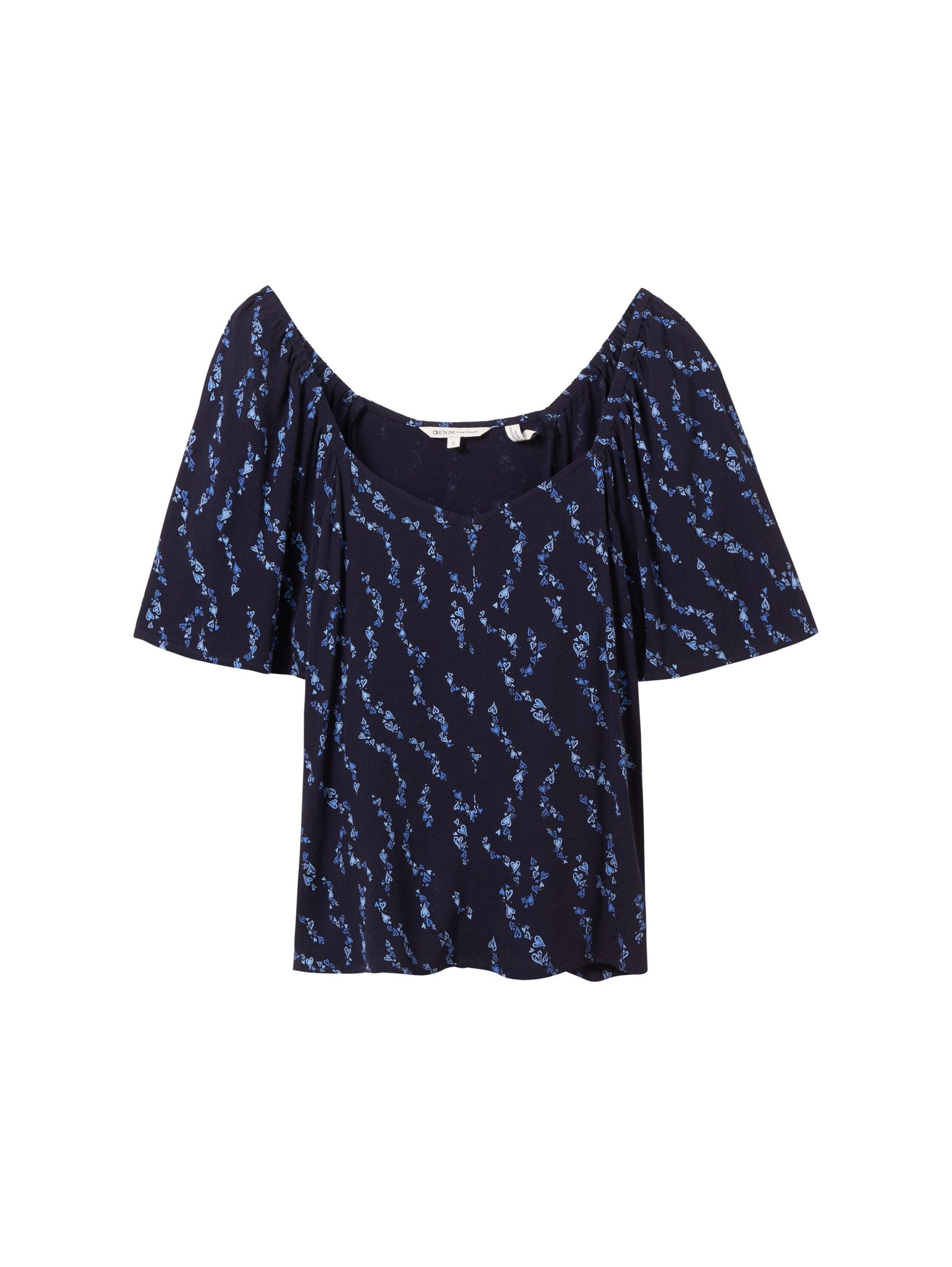 Blusentop sweetheart neckline blouse